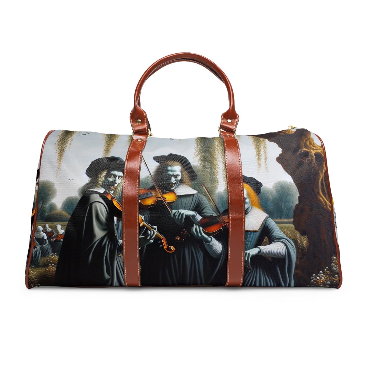 Vermeer's Vampire Violinists Waterproof Travel Bag