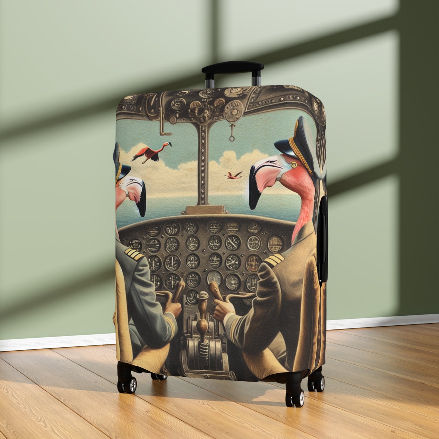 Flamingo Flight Deck Luggage Cover