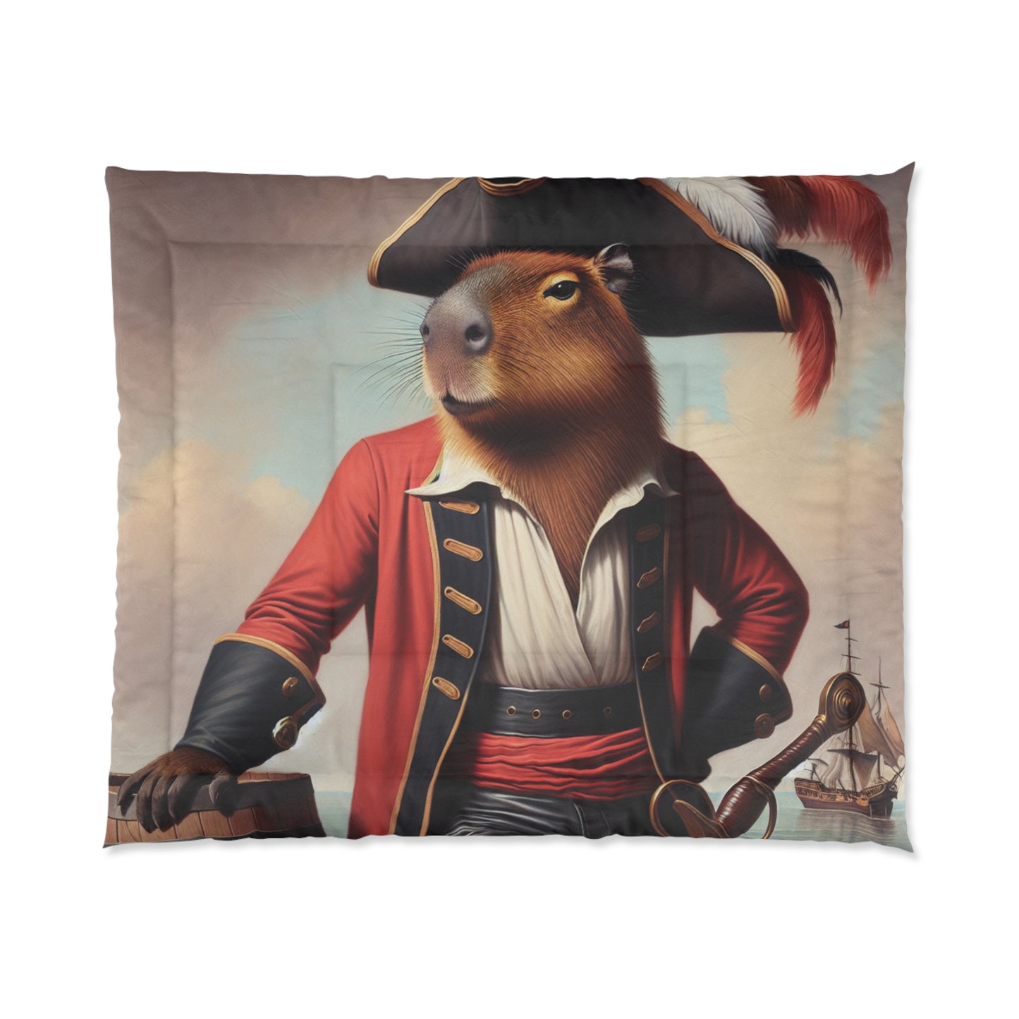 Captain Capybara Comforter