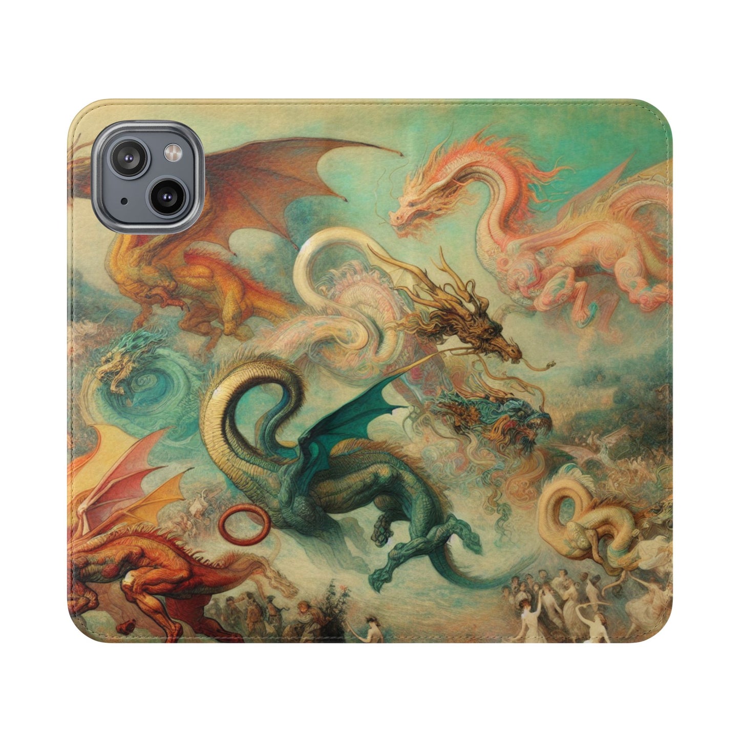 Degas Dreams of Dragons Flip Cases for iPhones