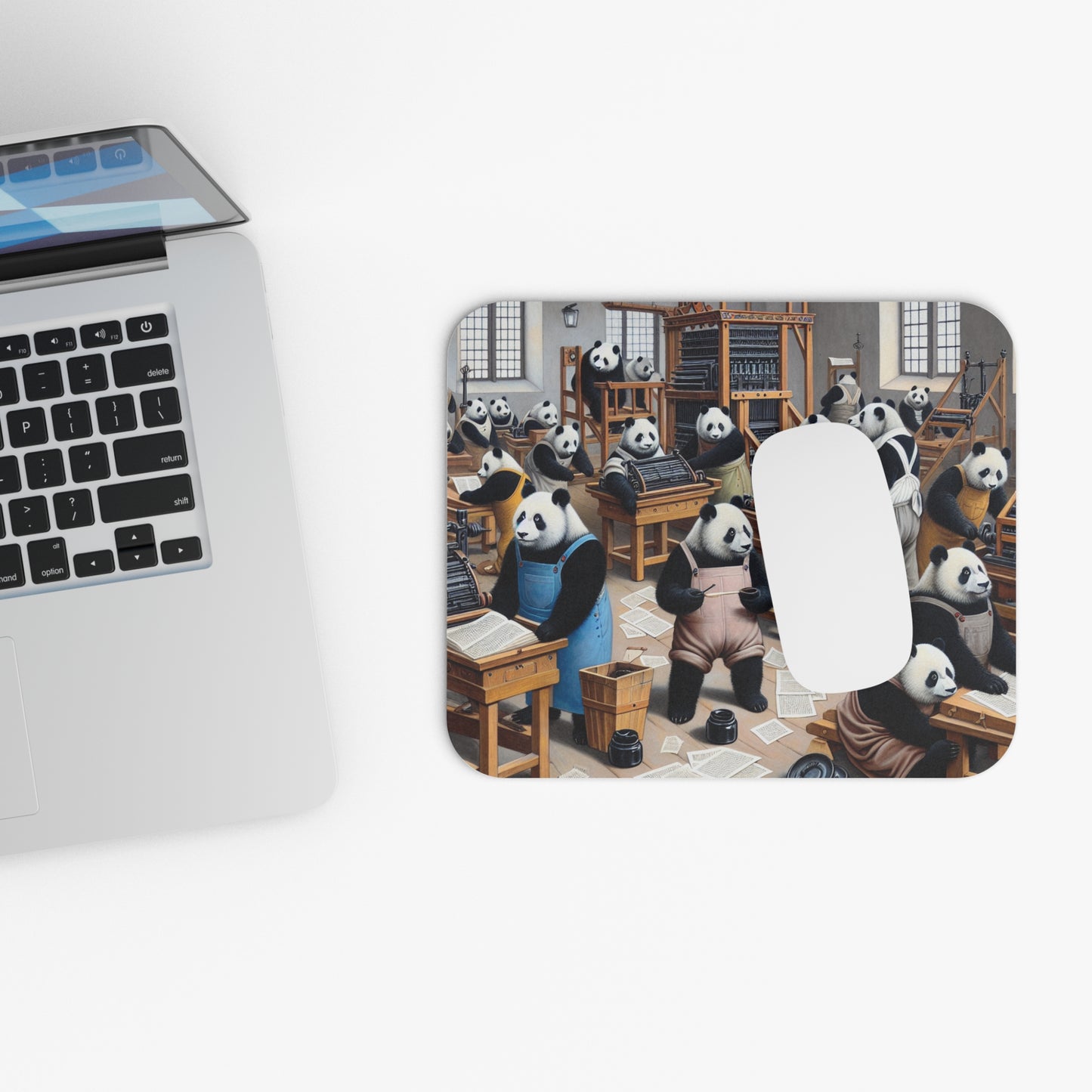 Printing Pandamonium Mouse Pad