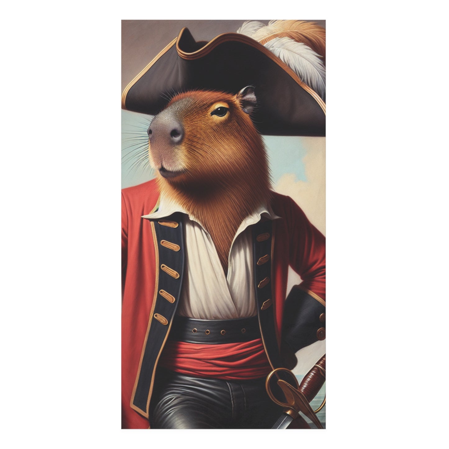 Captain Capybara Towel