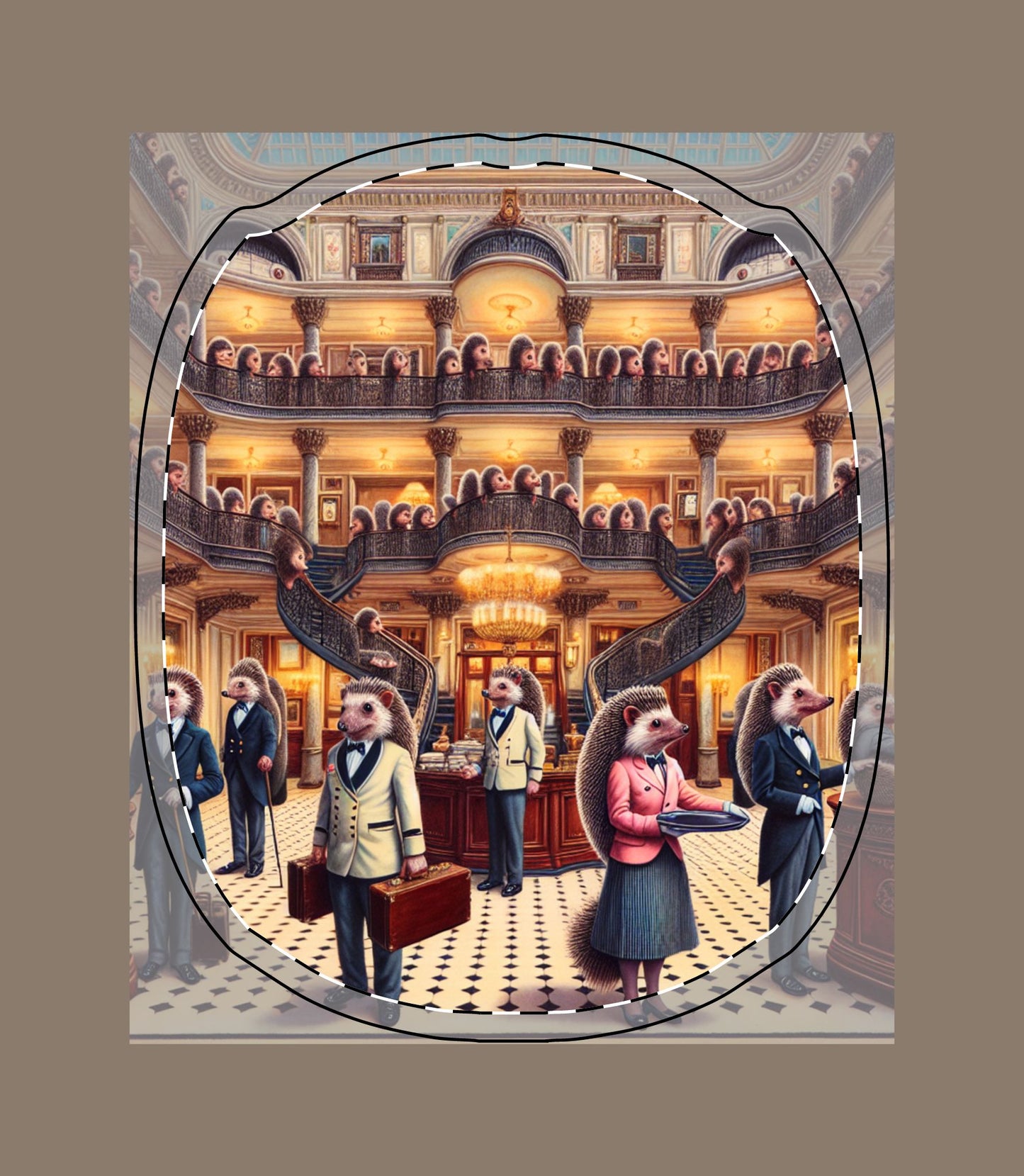 Hedgehog Hotel AirPod Max Case