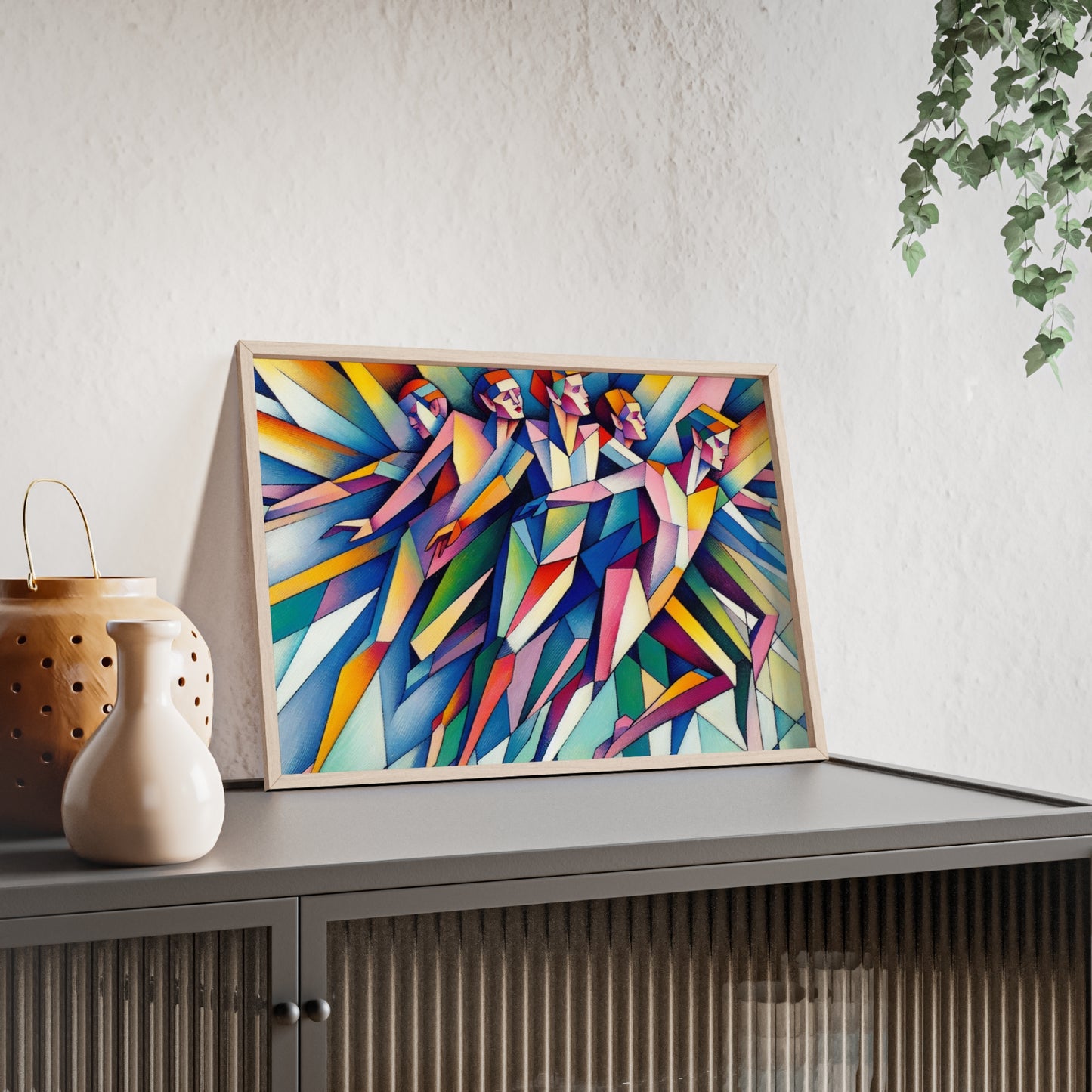 Framed Picasso's Pixies Poster