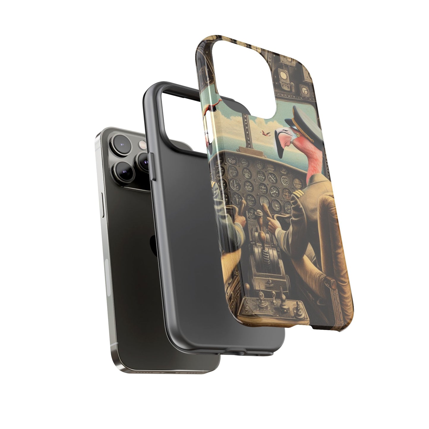 Flamingo Flight Deck Phone Case - IPHONE