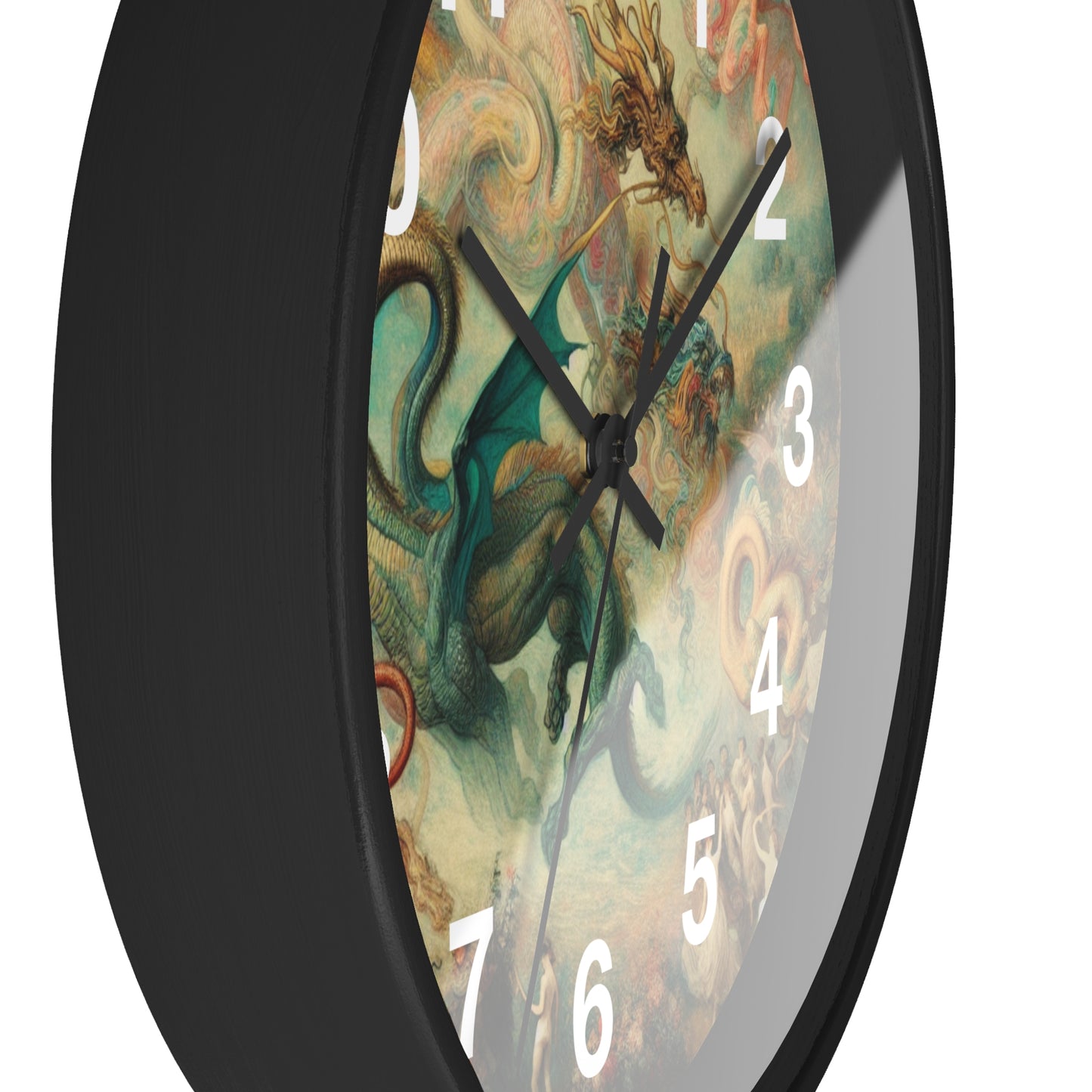 Degas Dreams of Dragons Wall Clock