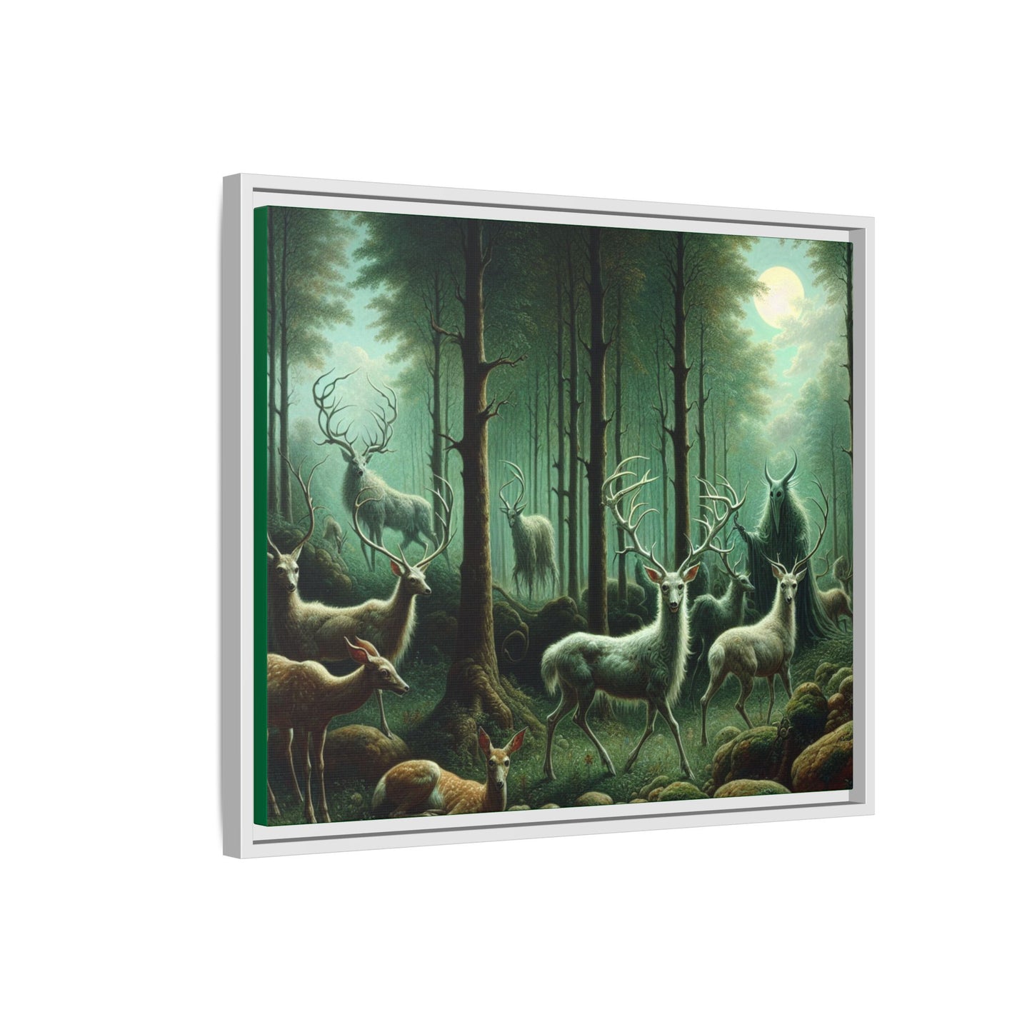Wendigo Shepherd Canvas, Framed (Multi-color)