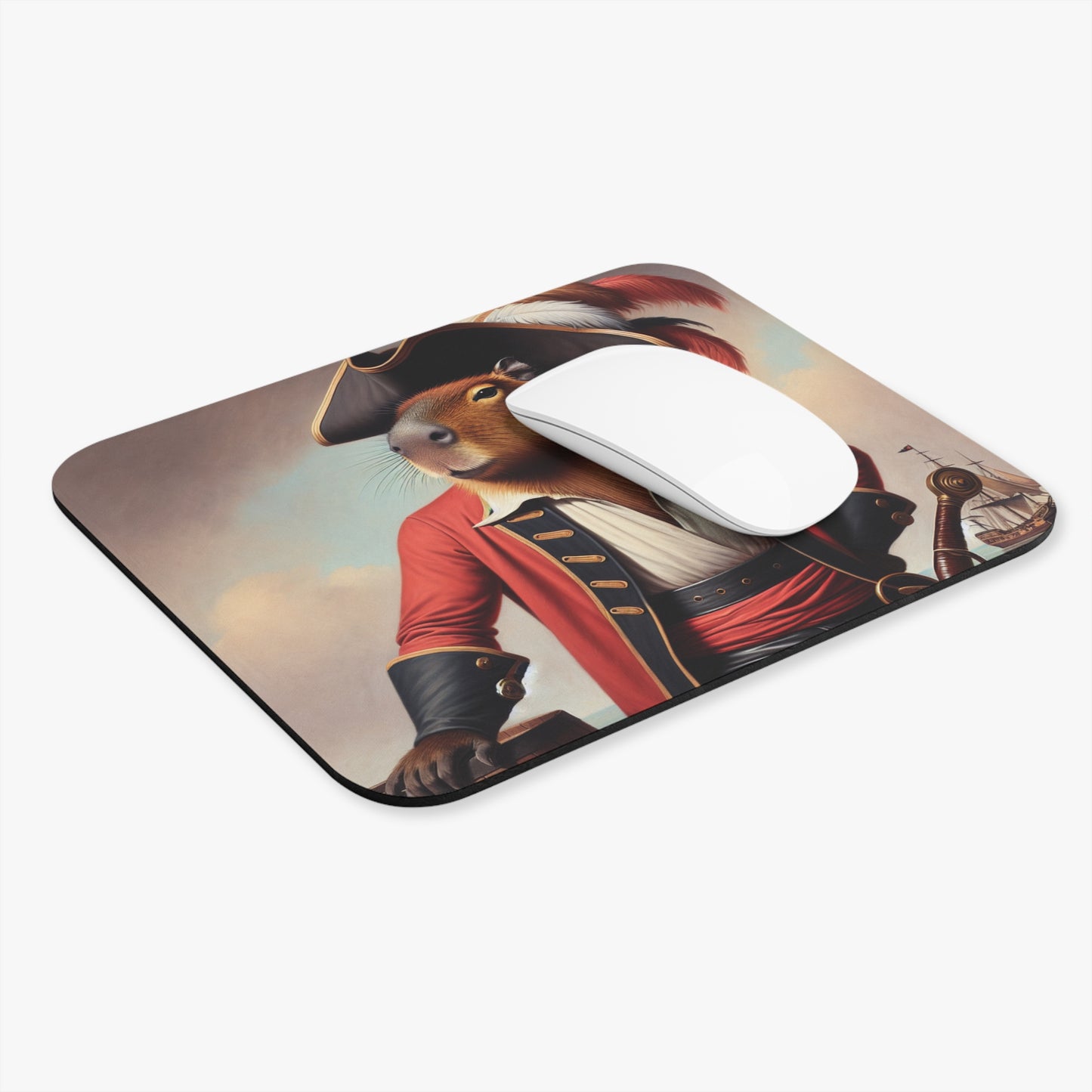 Captain Capybara Mouse Pad