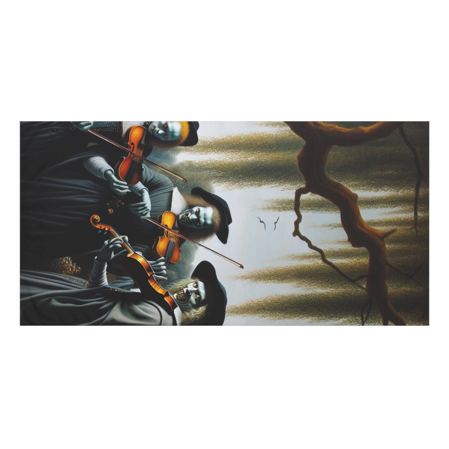 Vermeer's Vampire Violinists Towel