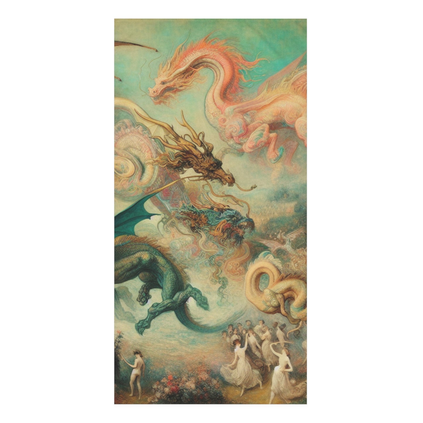 Degas Dreams of Dragons Towel