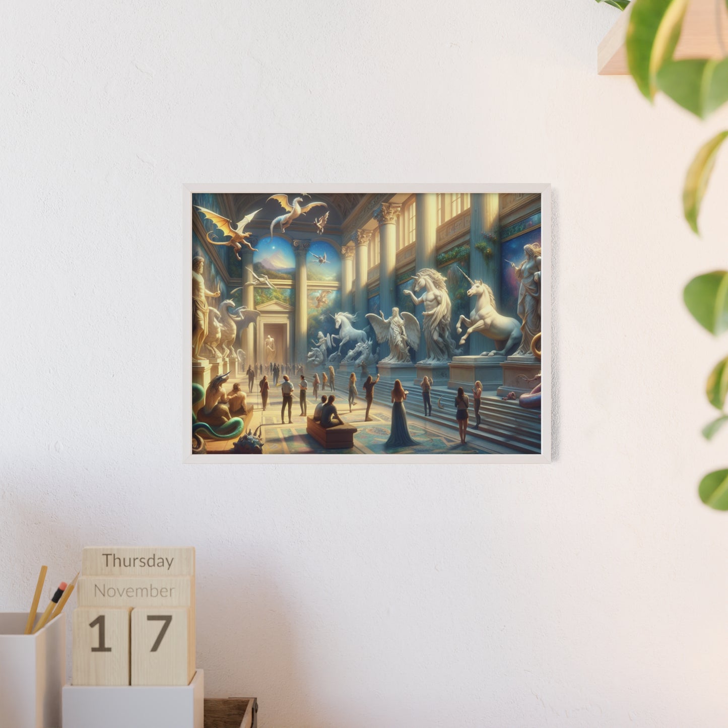 Framed Atlantis Atrium Poster