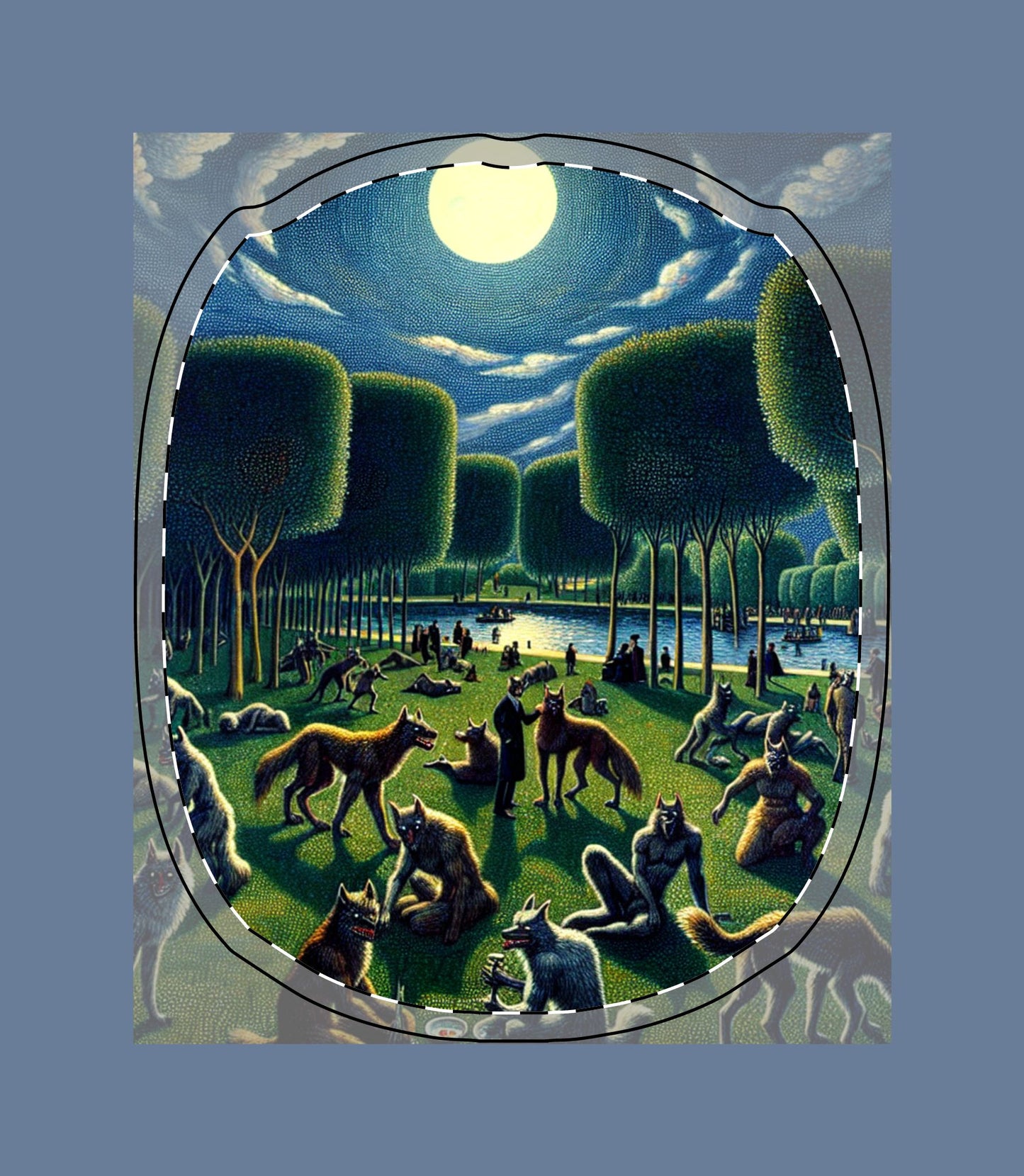 Werewolves at the Waterfront AirPod Max Case