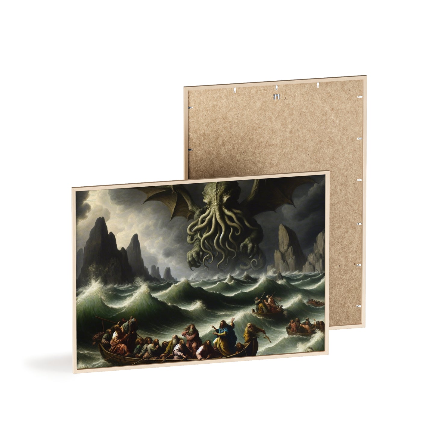 Framed Cthulhu in the Storm Poster