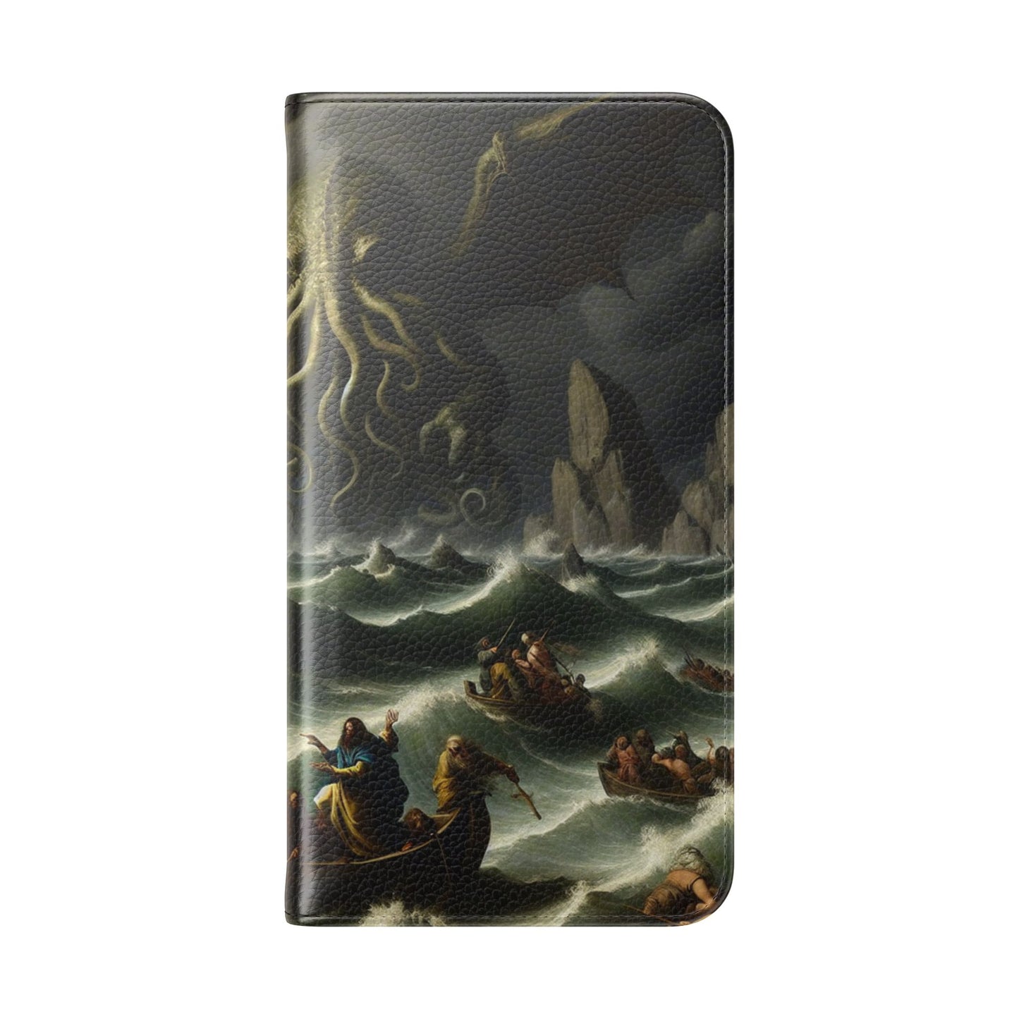 Cthulhu in the Storm Flip Cases for iPhones