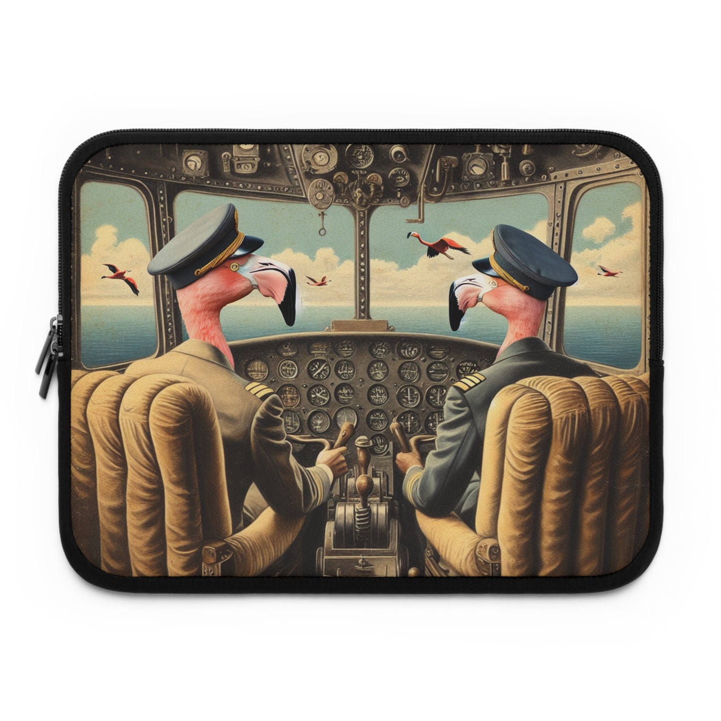 Flamingo Flight Deck Laptop Sleeve