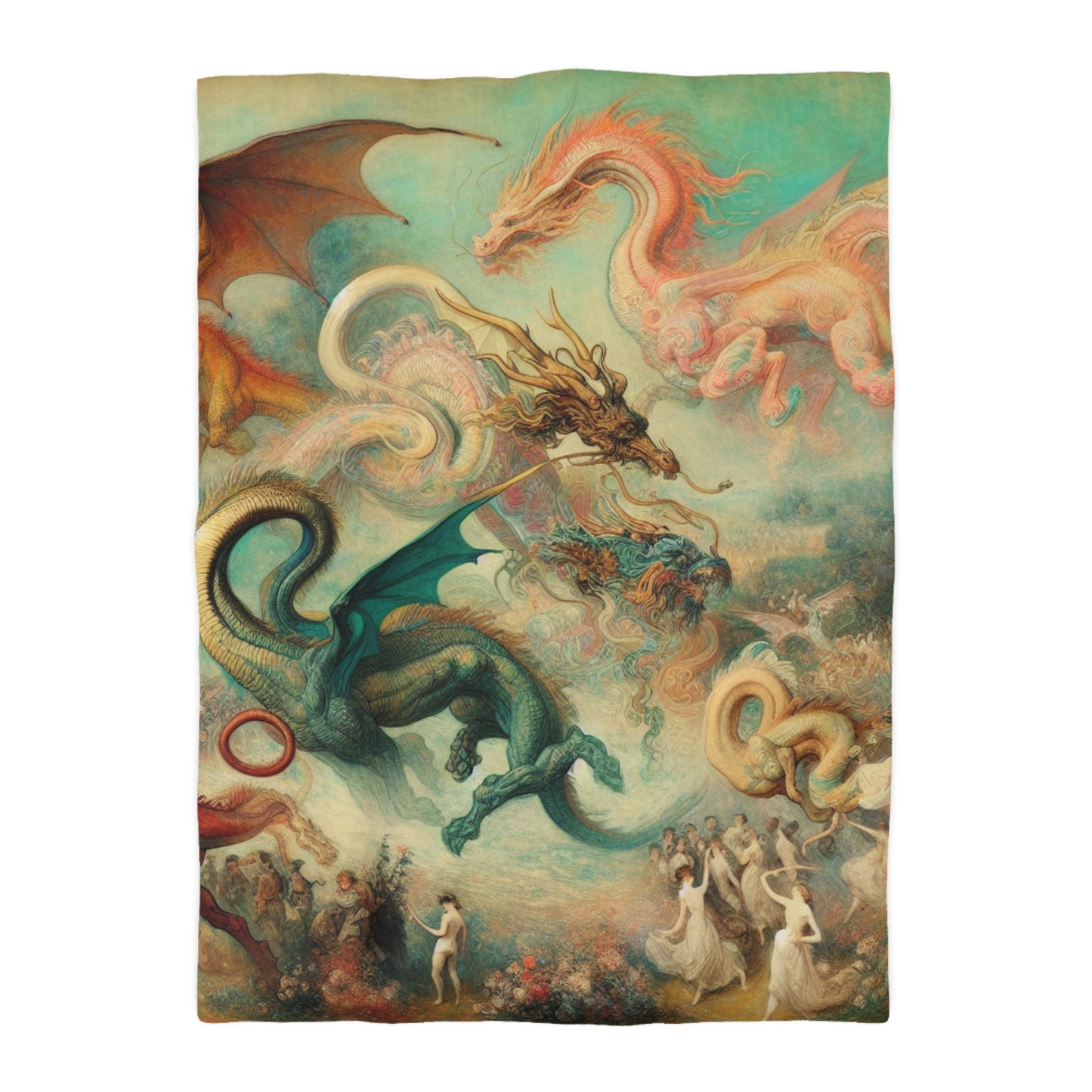 Degas Dreams of Dragons Microfiber Duvet Cover