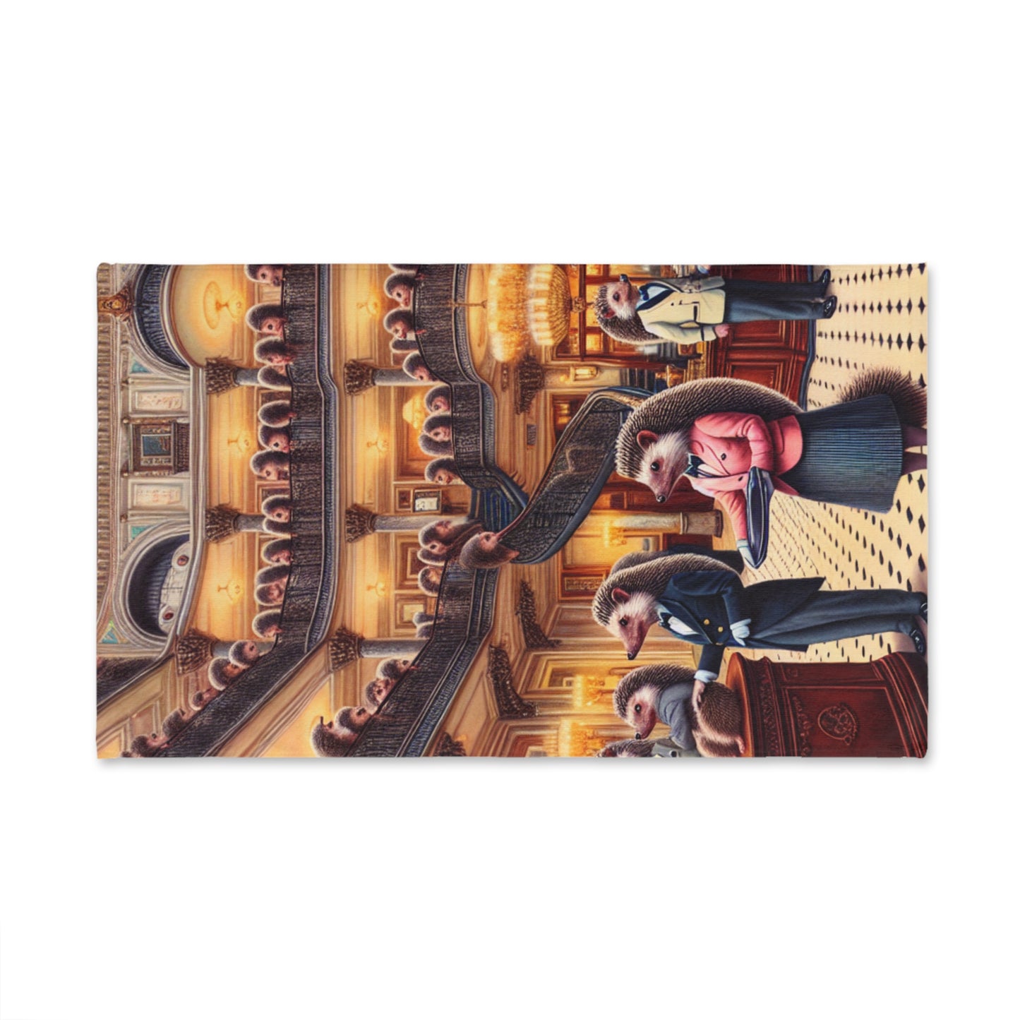 Hedgehog Hotel Hand Towel