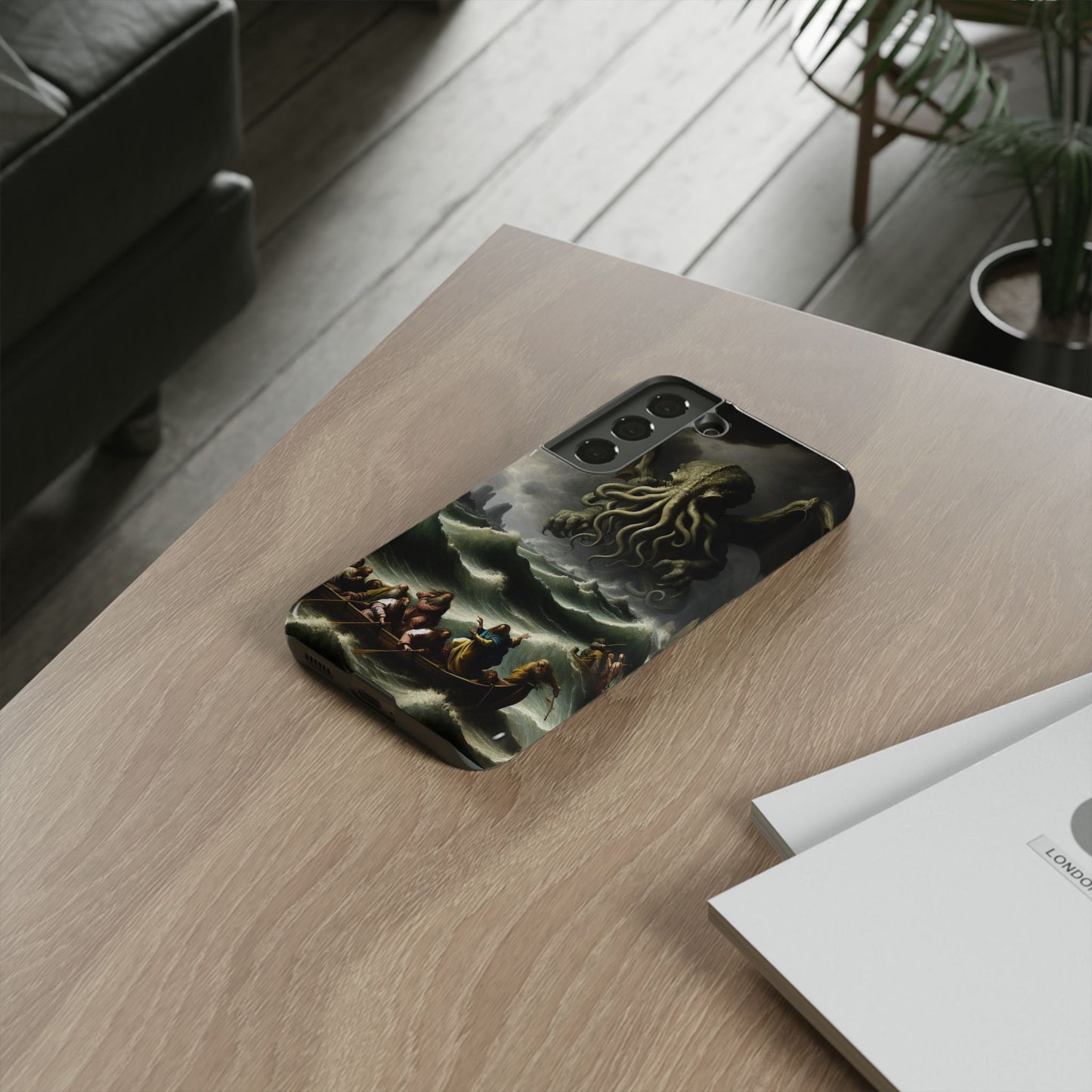 Cthulhu in the Storm Phone Case - GALAXY