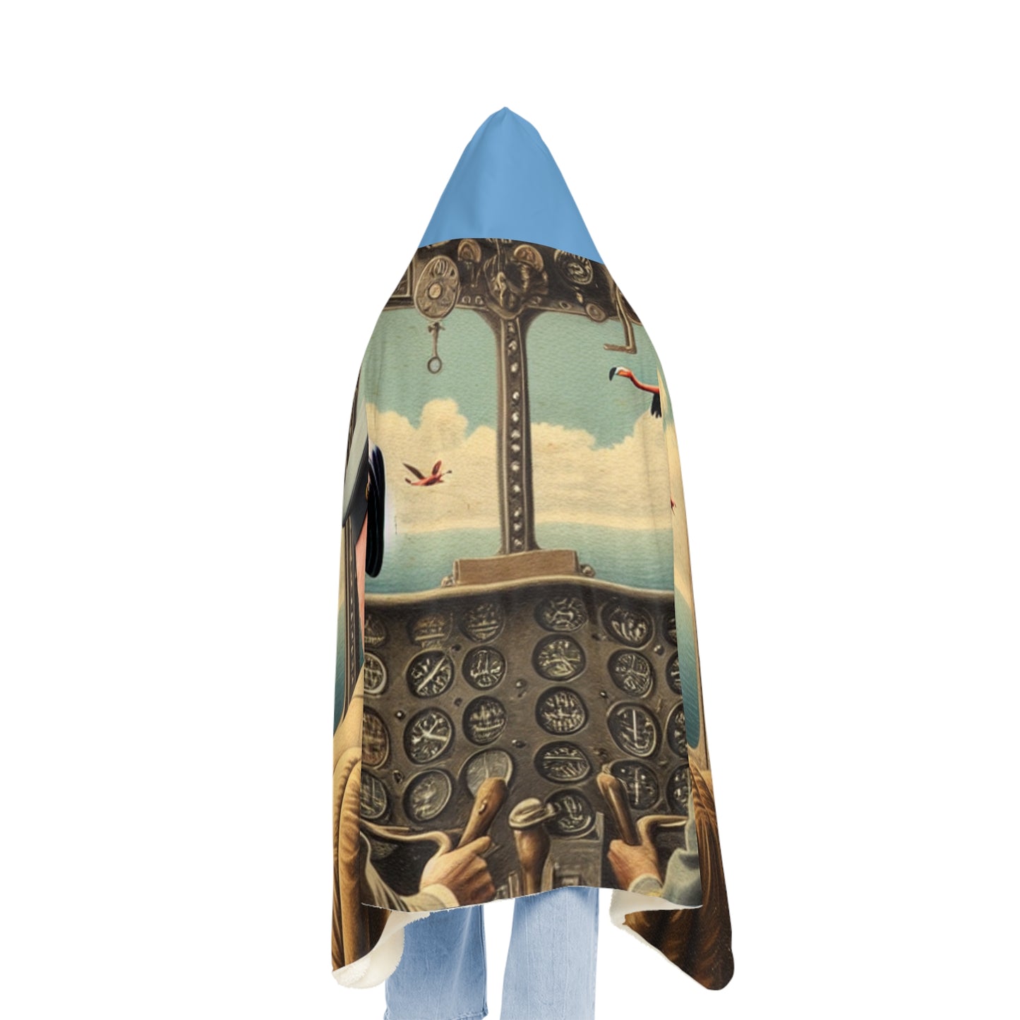 Flamingo Flight Deck Snuggle Blanket