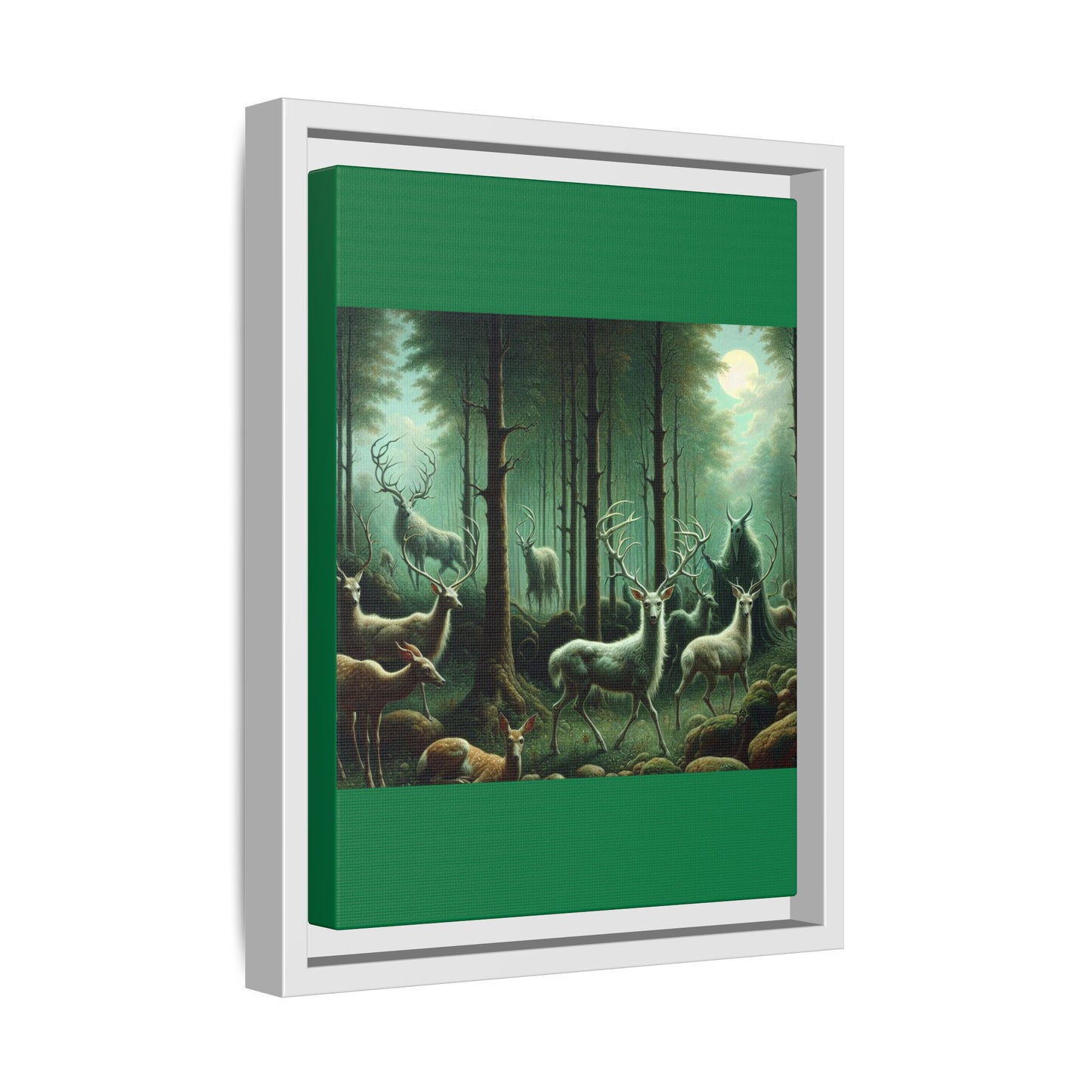 Wendigo Shepherd Canvas, Framed (Multi-color)