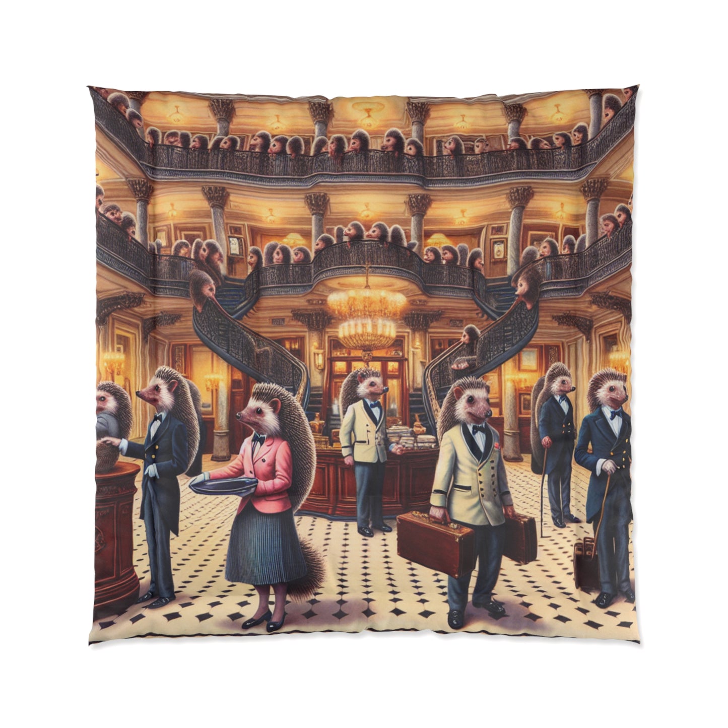 Hedgehog Hotel Comforter