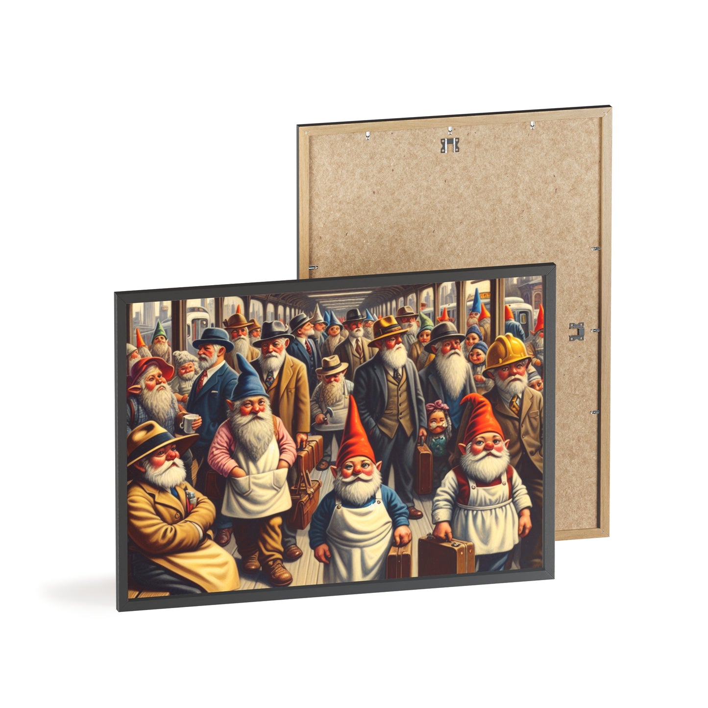 Framed The Gnome-mute Home Poster