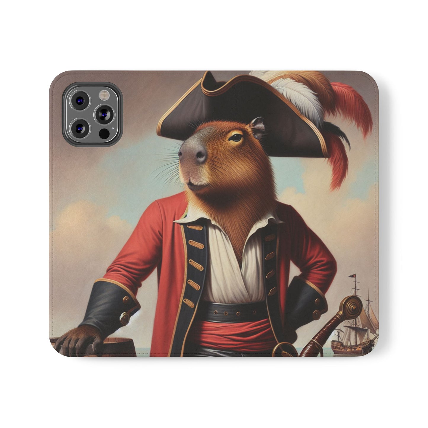 Captain Capybara Flip Case - iPhone/Galaxy