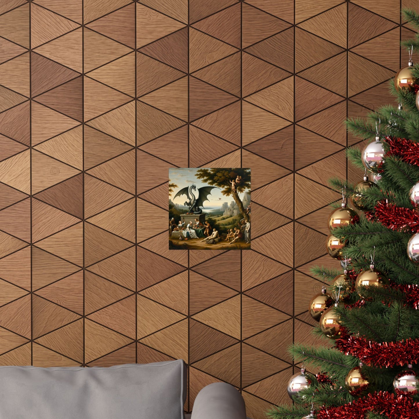 Dragon Statue Poster