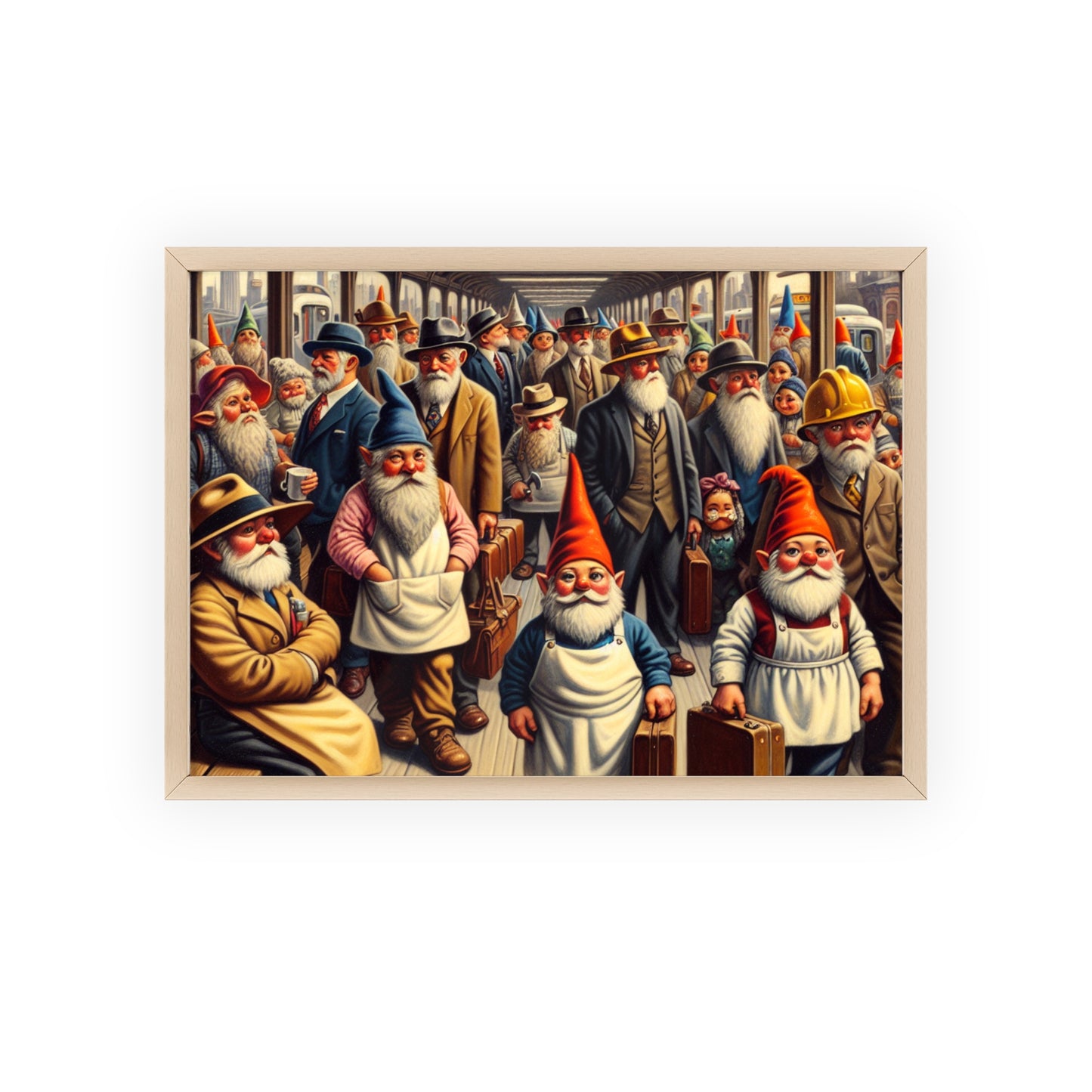 Framed The Gnome-mute Home Poster