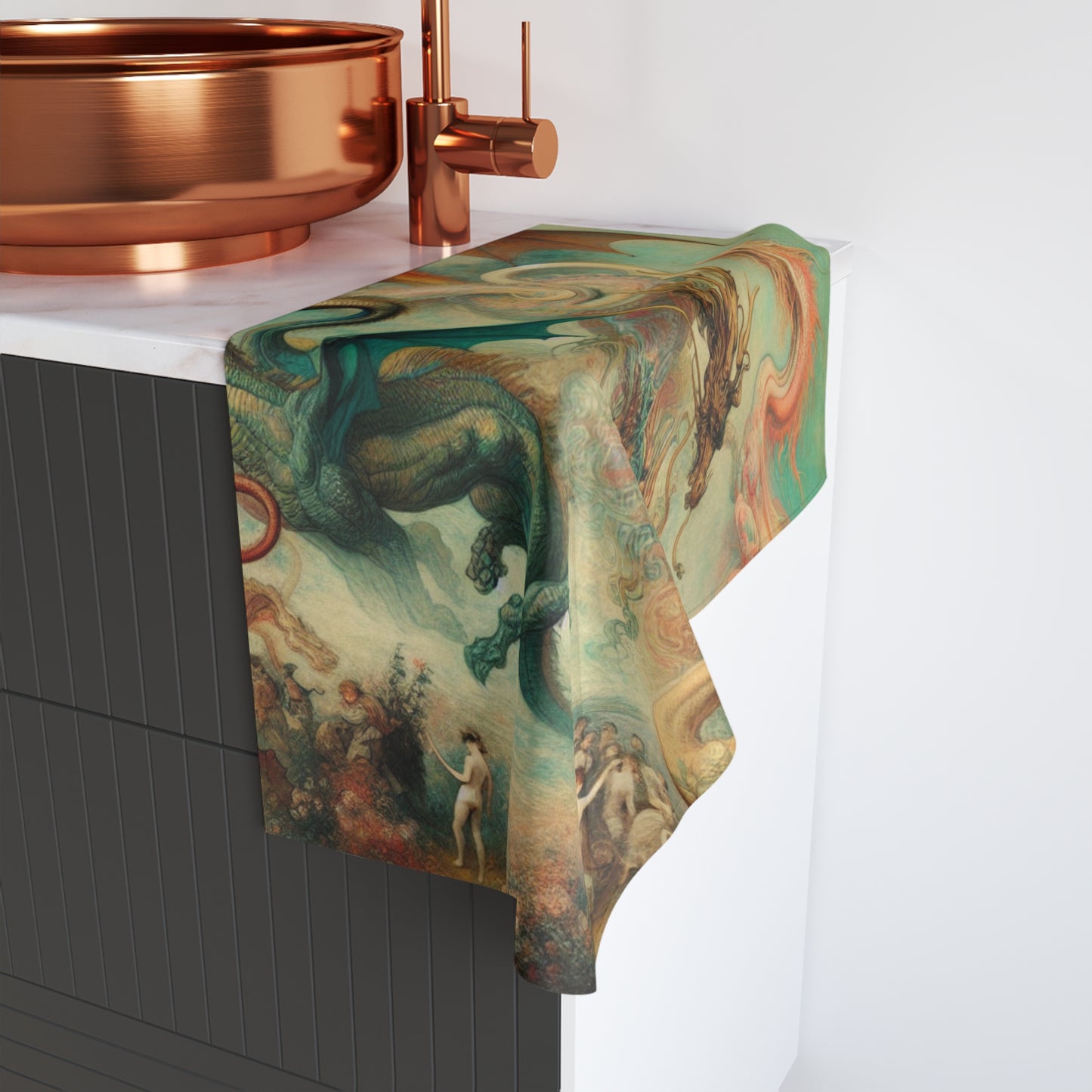 Degas Dreams of Dragons Hand Towel