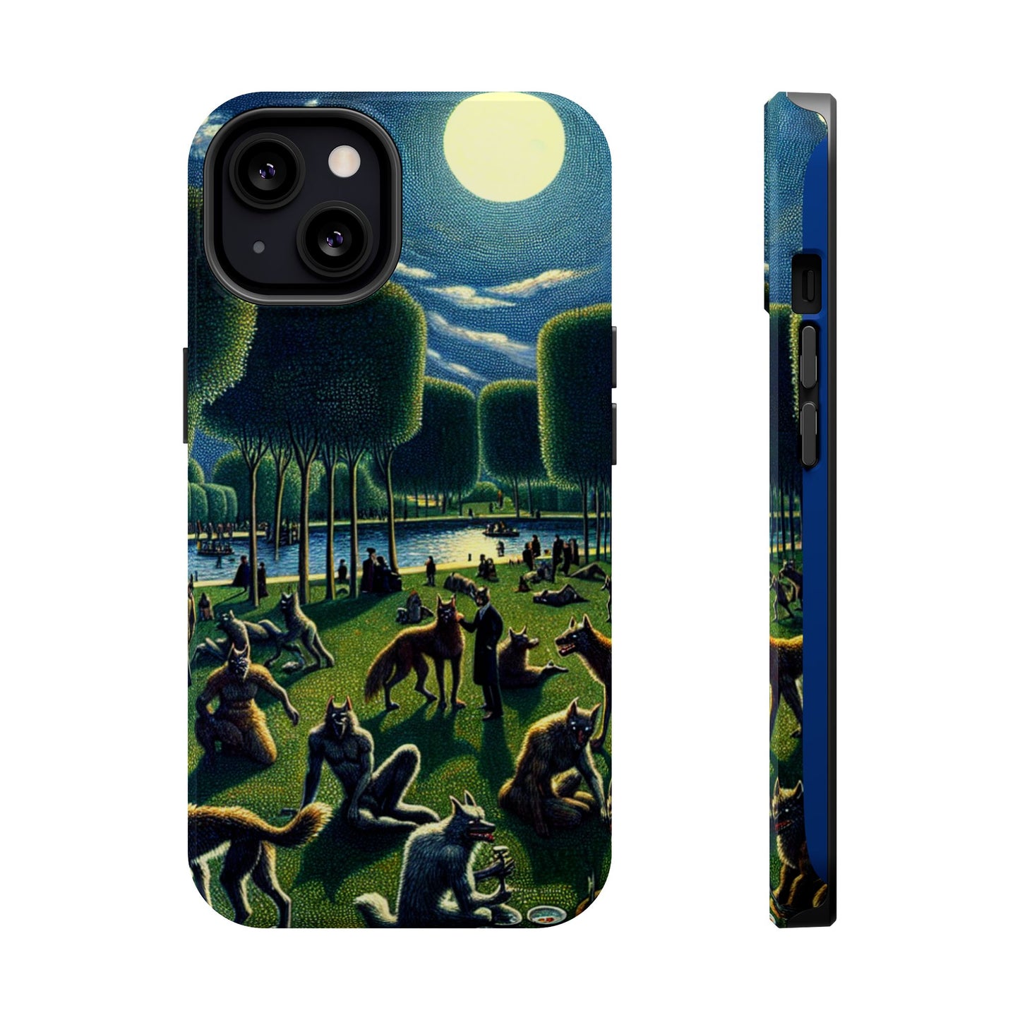 Werewolves at the Waterfront Magnetic iPhone Case