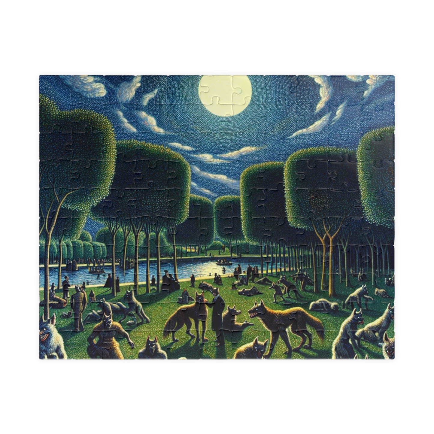 Werewolves at the Waterfront Puzzle (110, 252, 520, 1014-piece)