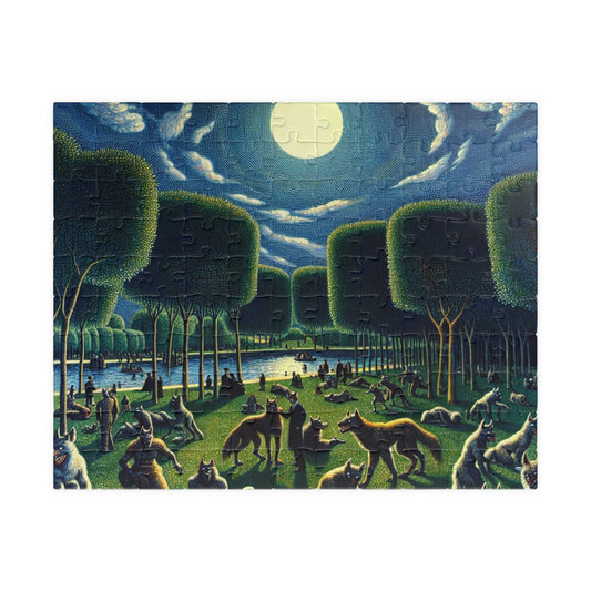 Werewolves at the Waterfront Puzzle (110, 252, 520, 1014-piece)