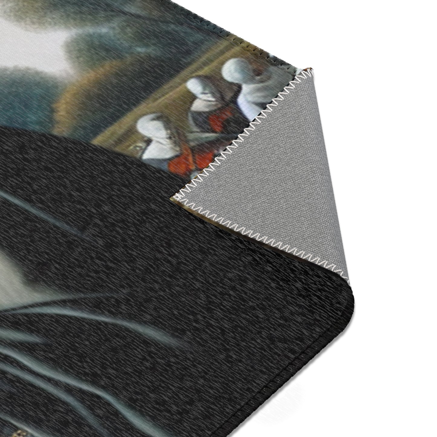Vermeer's Vampire Violinists Area Rug - HORIZONTAL