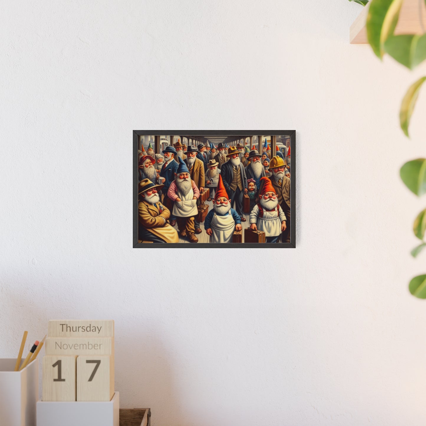 Framed The Gnome-mute Home Poster