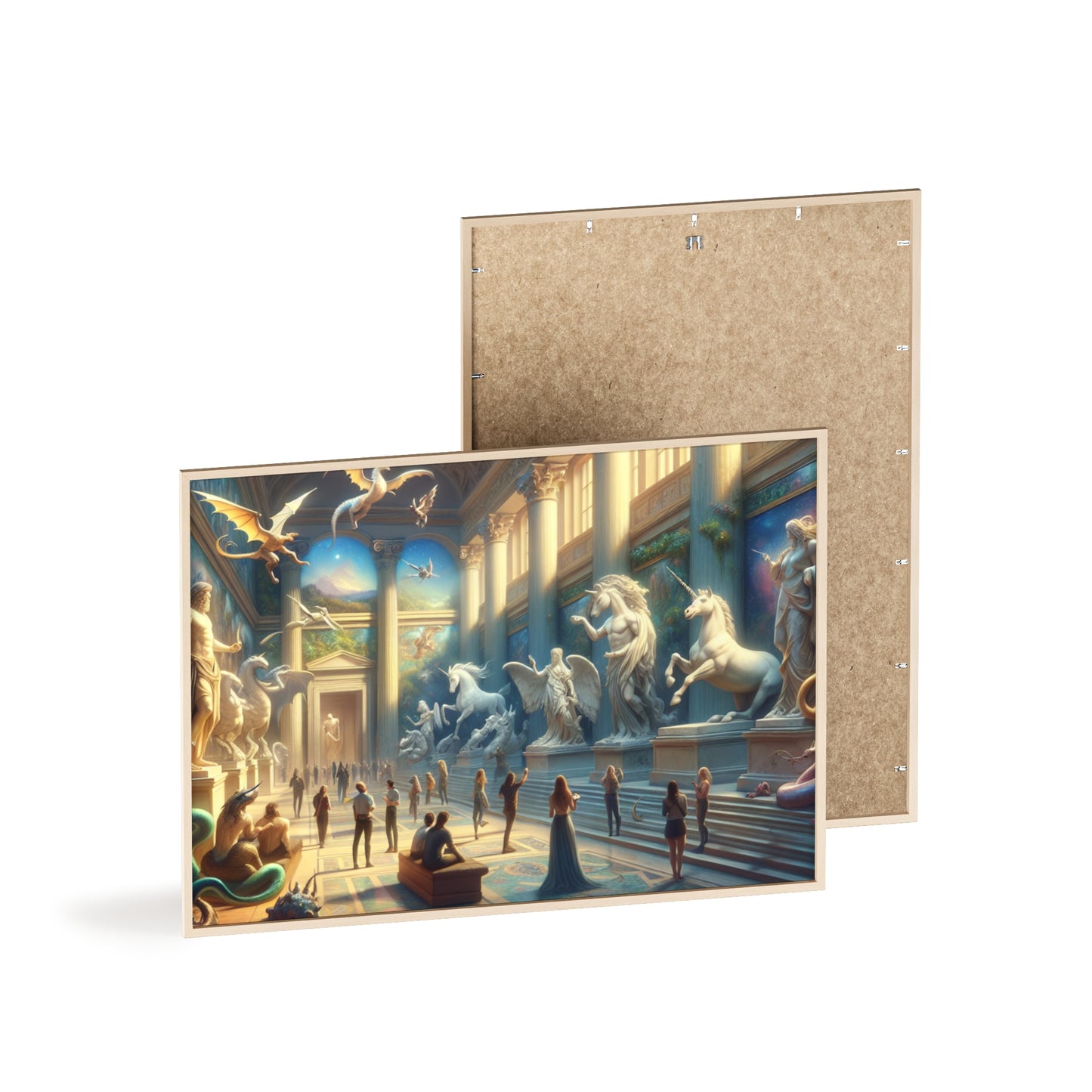 Framed Atlantis Atrium Poster