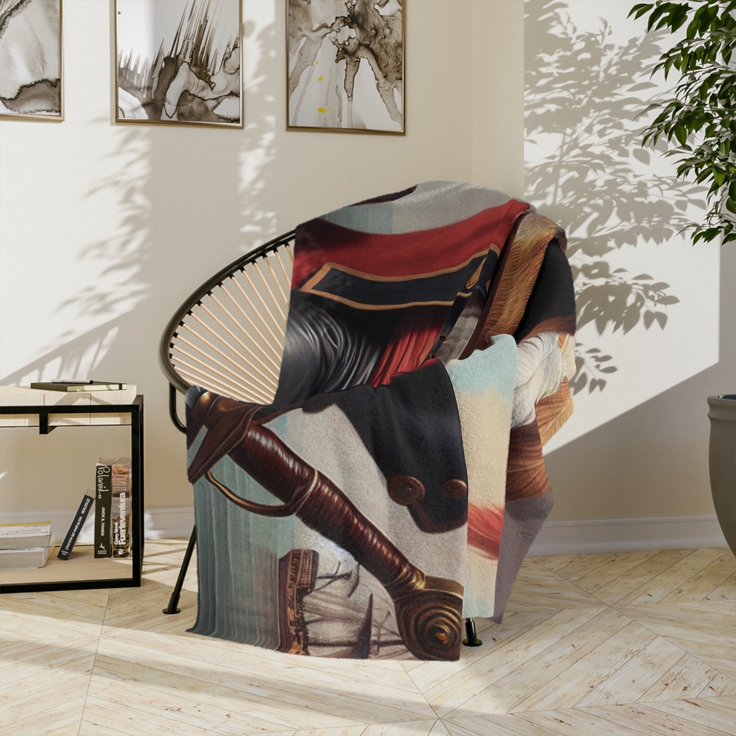 Captain Capybara Velveteen Microfiber Blanket