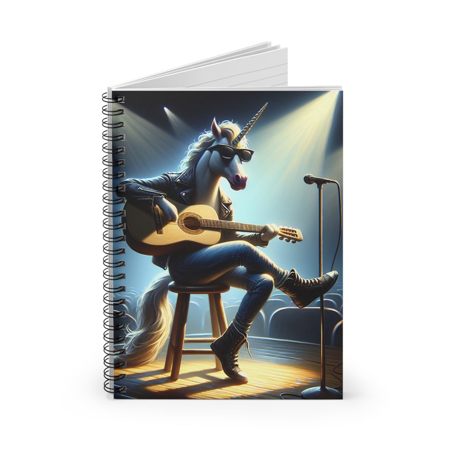 Unicorn Unplugged Spiral Notebook