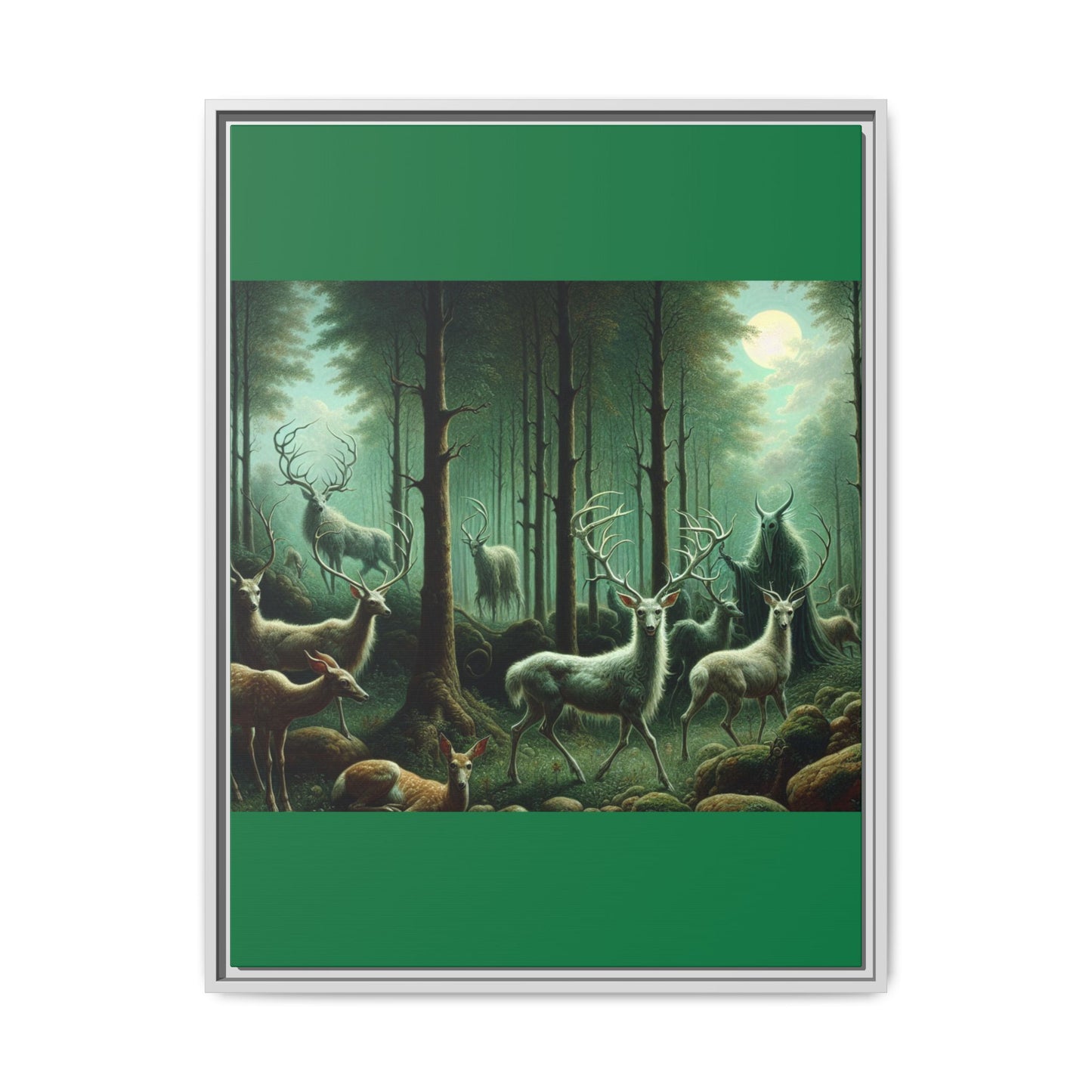 Wendigo Shepherd Canvas, Framed (Multi-color)
