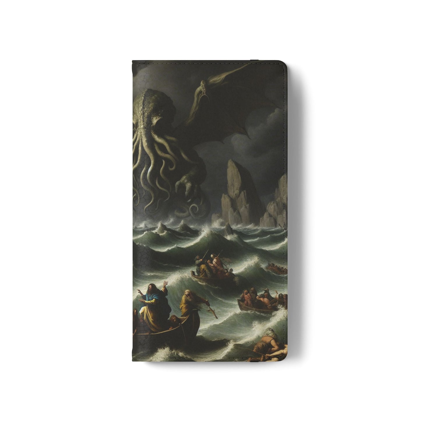 Cthulhu in the Storm Flip Cases for iPhones