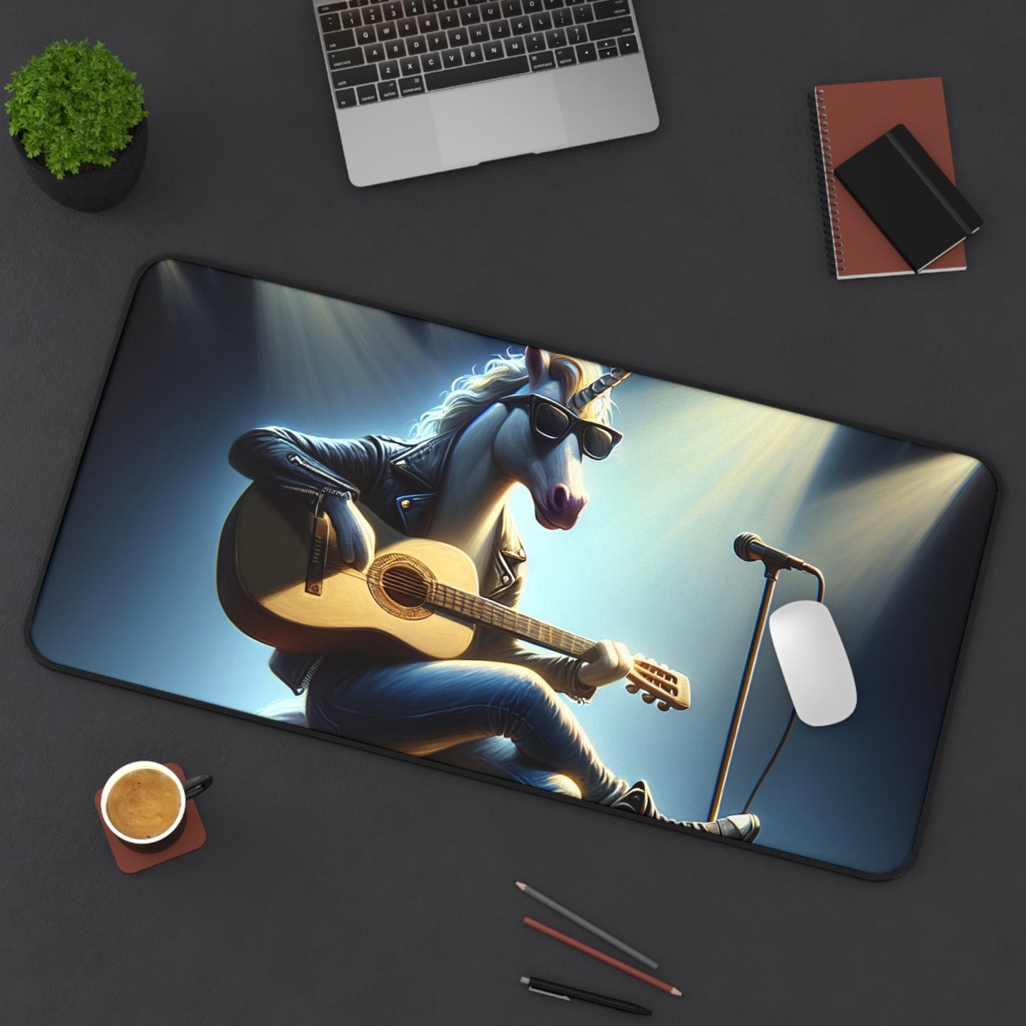 Unicorn Unplugged Desk Mat