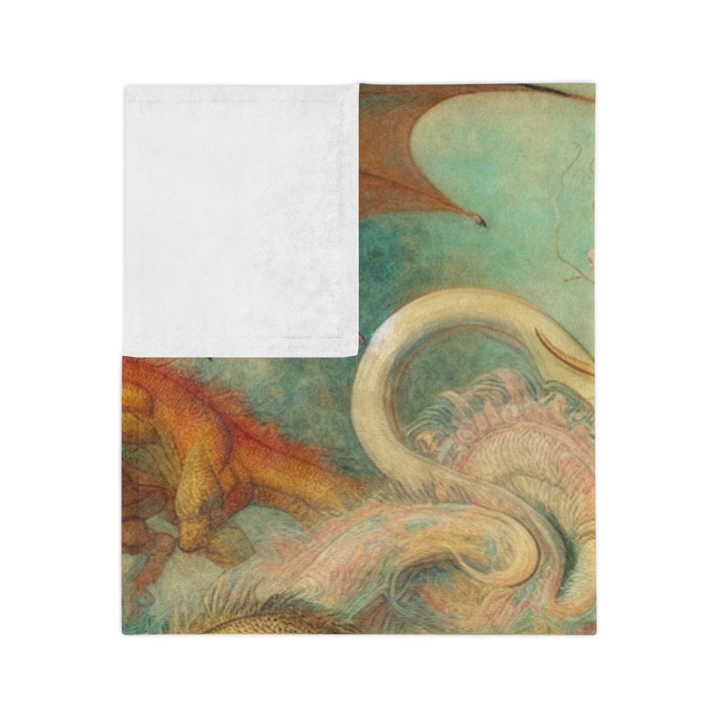 Degas Dreams of Dragons Velveteen Microfiber Blanket