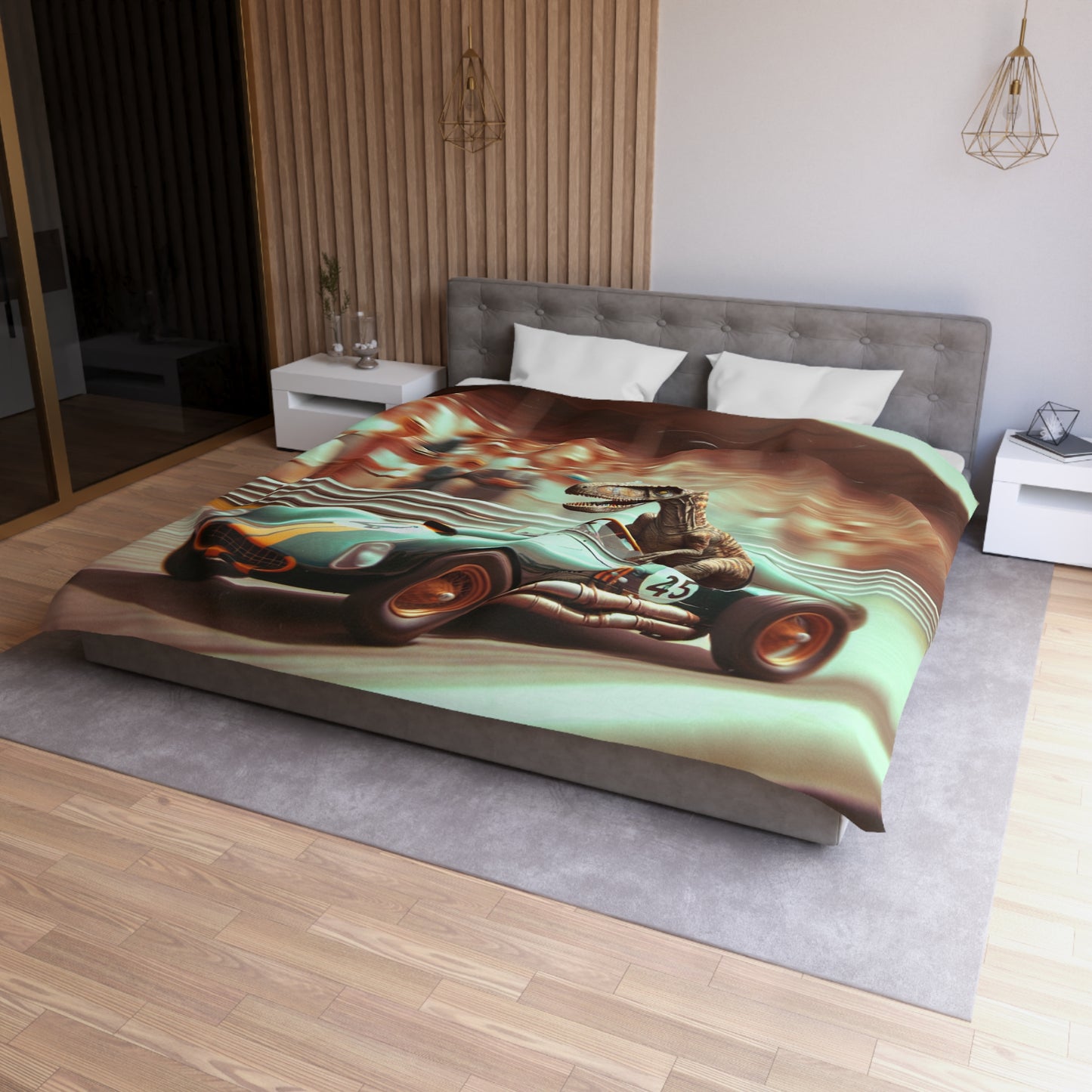 Velocity Raptor Microfiber Duvet Cover