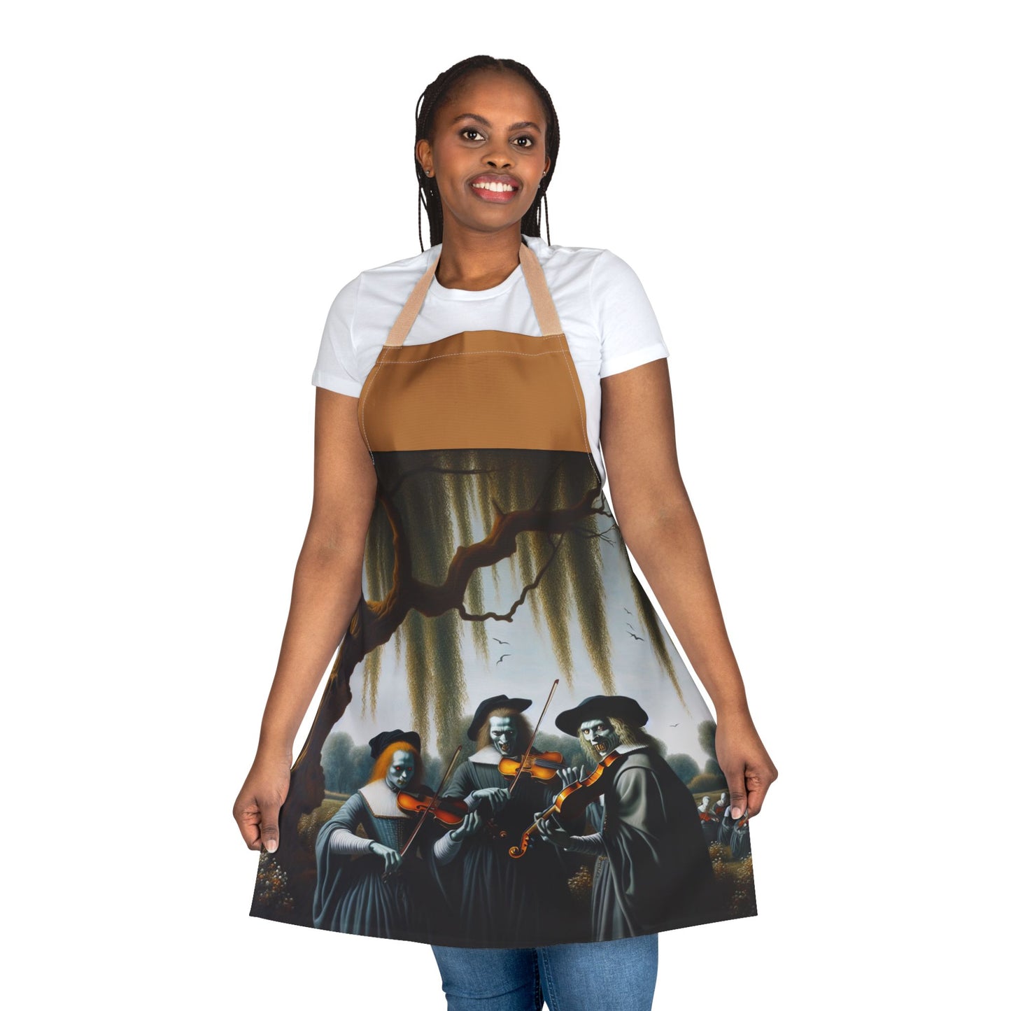 Vermeer's Vampire Violinists Apron