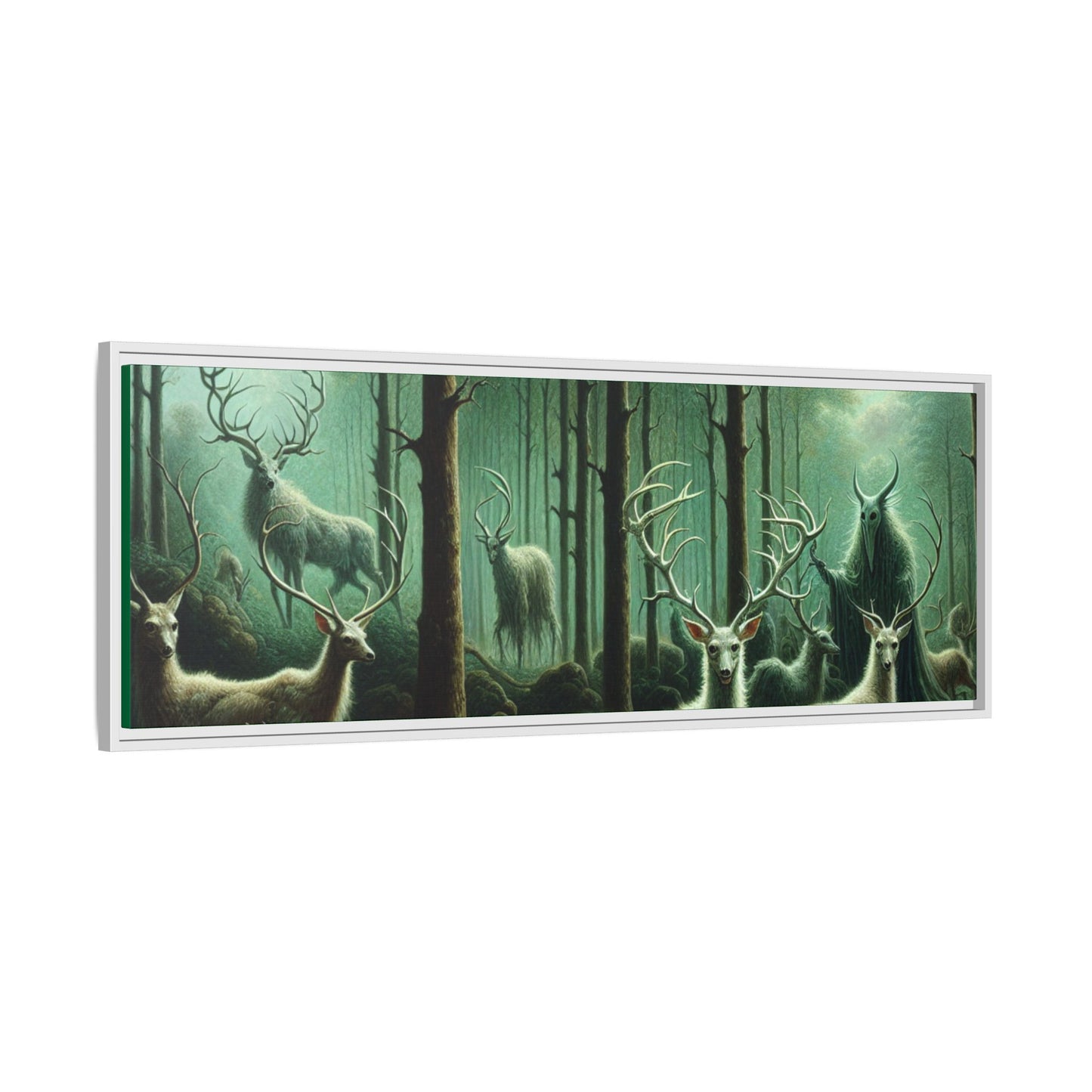 Wendigo Shepherd Canvas, Framed (Multi-color)