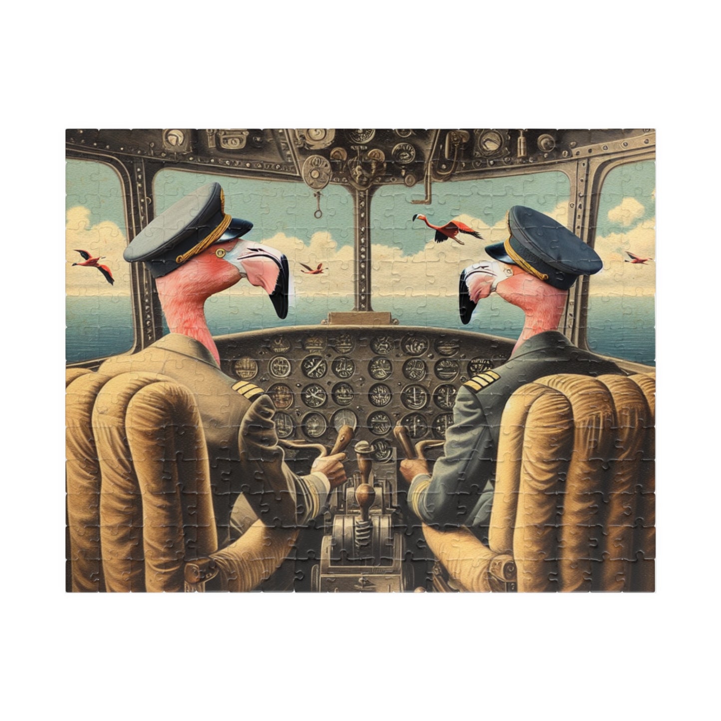 Flamingo Flight Deck Puzzle (110, 252, 520, 1014-piece)