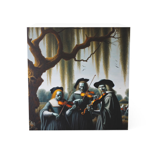 Vermeer's Vampire Violinists Post It Note Cube