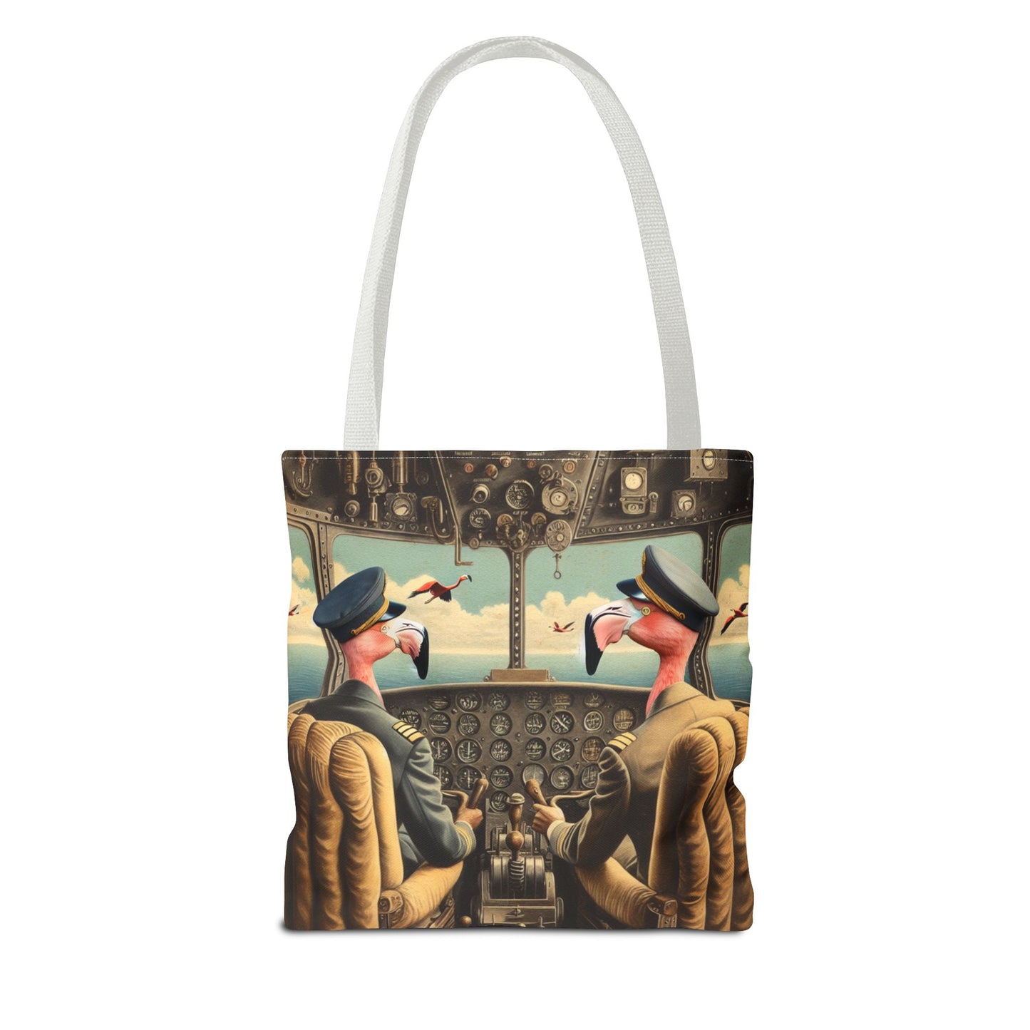 Flamingo Flight Deck Tote Bag