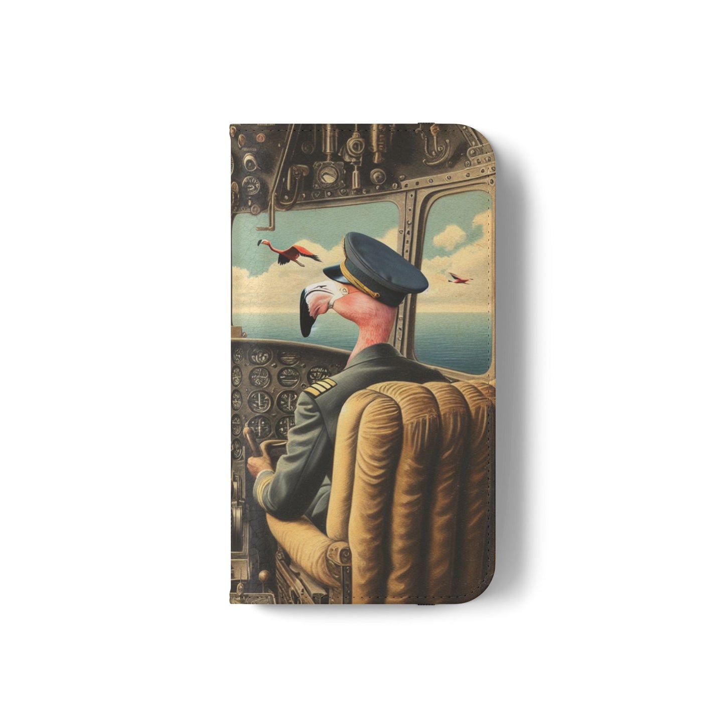 Flamingo Flight Deck Flip Case - iPhone/Galaxy