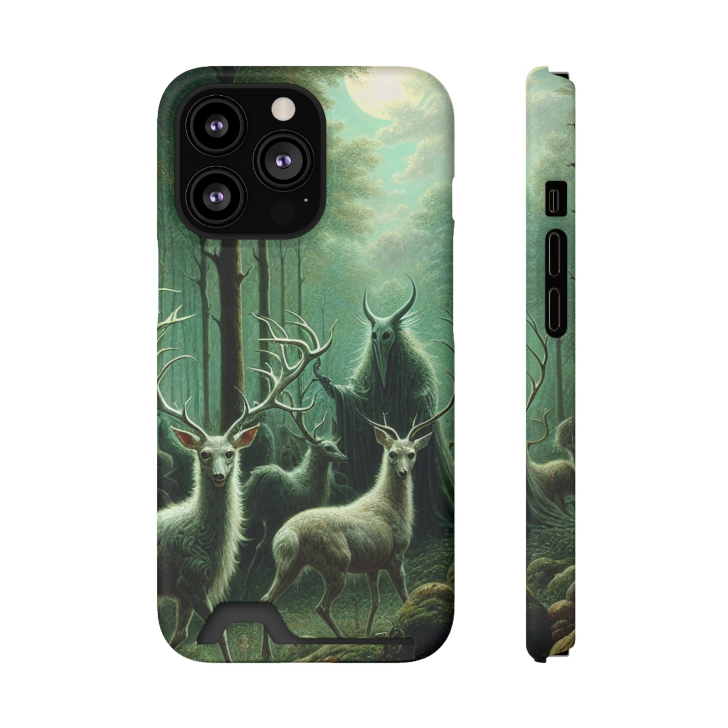 Wendigo Shepherd Phone Case with Card Holder - IPHONE